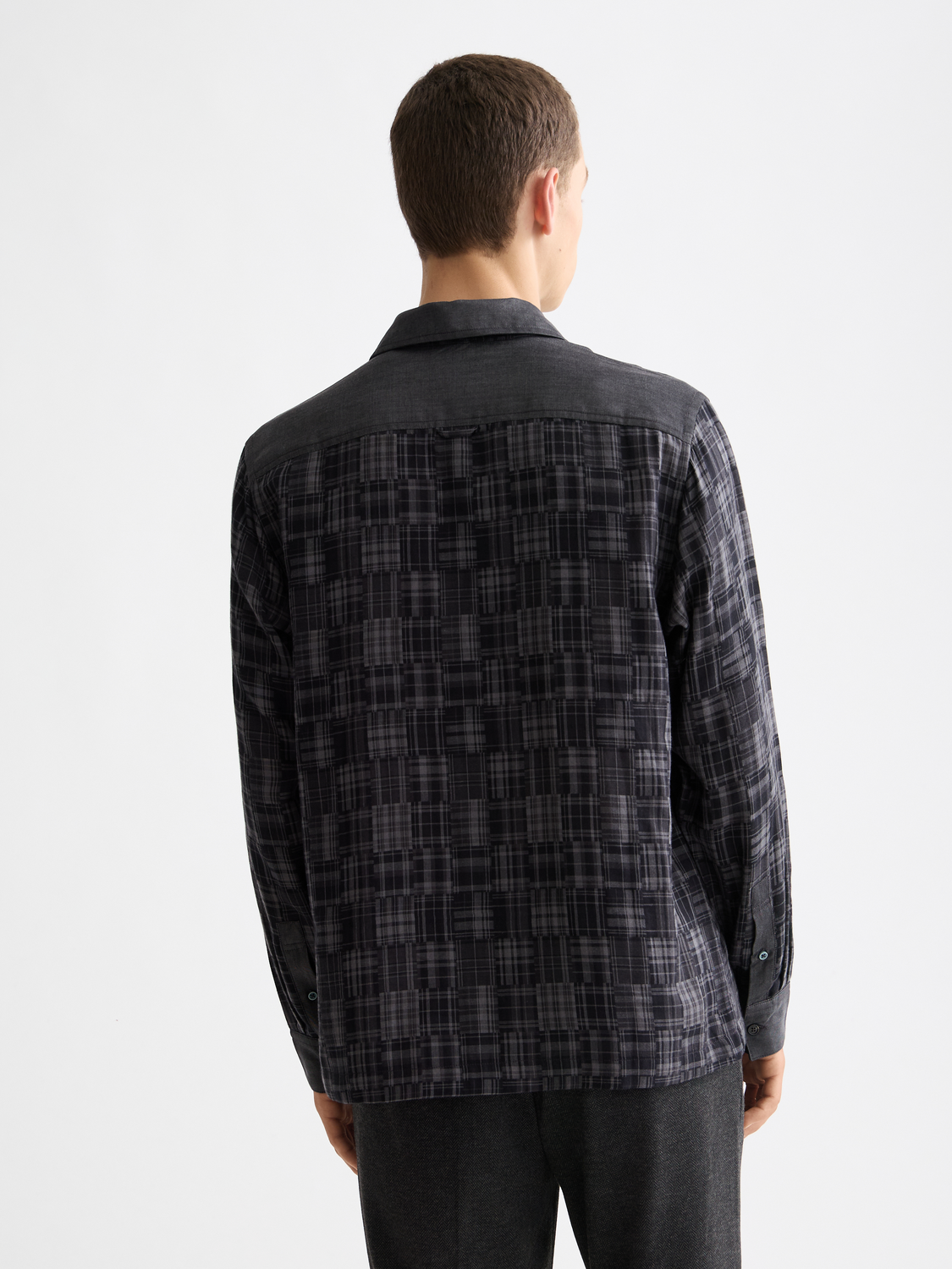 Patchwork flannel shirt - Scotch & Soda NZ