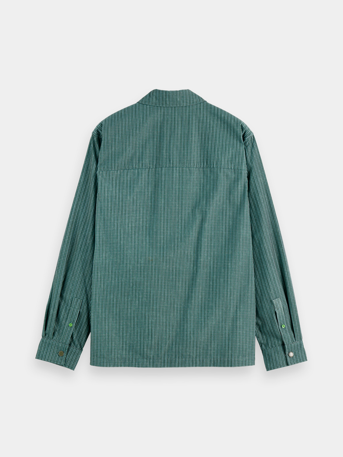 Long sleeve structured shirt by Scotch & Soda, featuring a tailored fit and classic design in dark color.