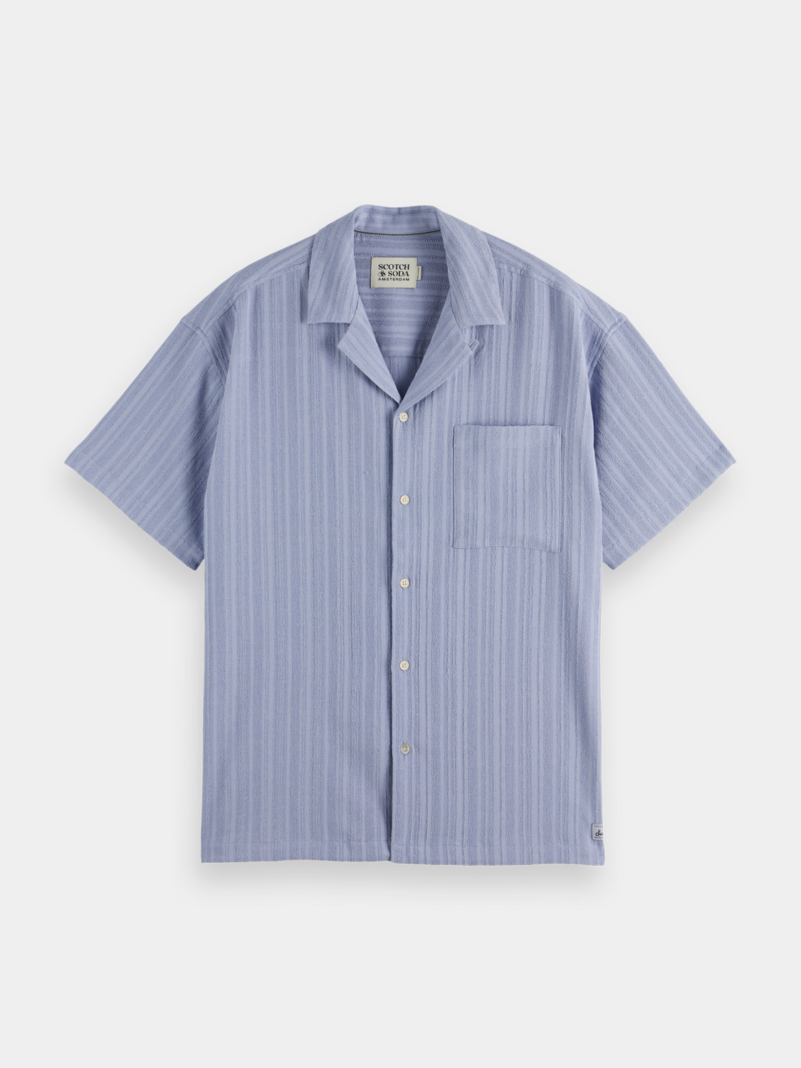 Striped short sleeved shirt - Scotch & Soda NZ