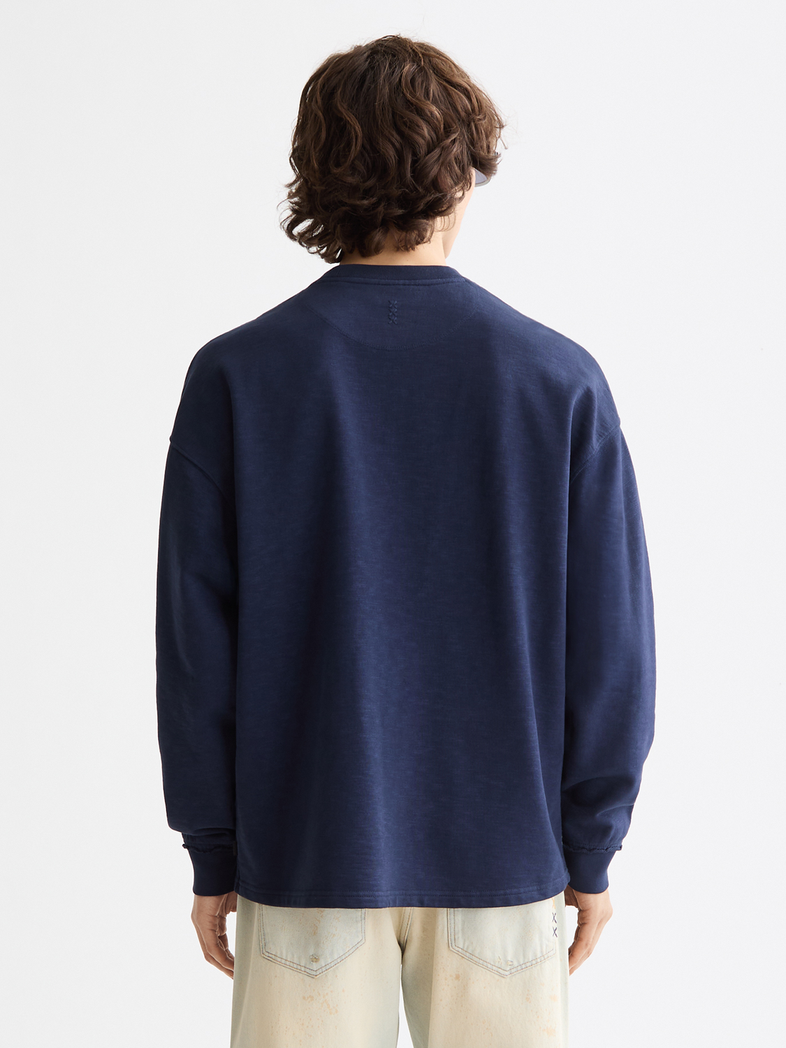 Garment-dyed sweatshirt - Scotch & Soda NZ