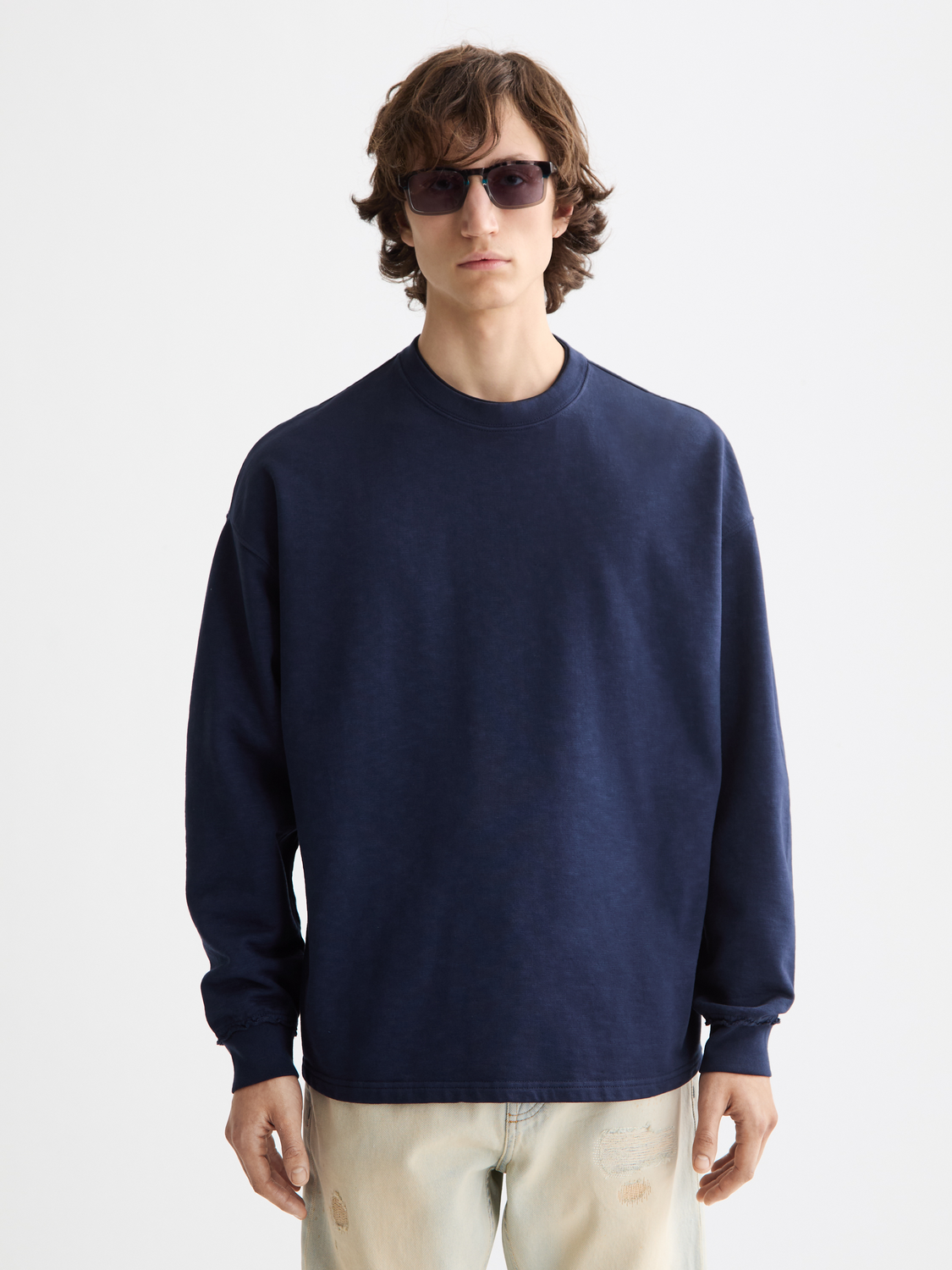 Garment-dyed sweatshirt - Scotch & Soda NZ
