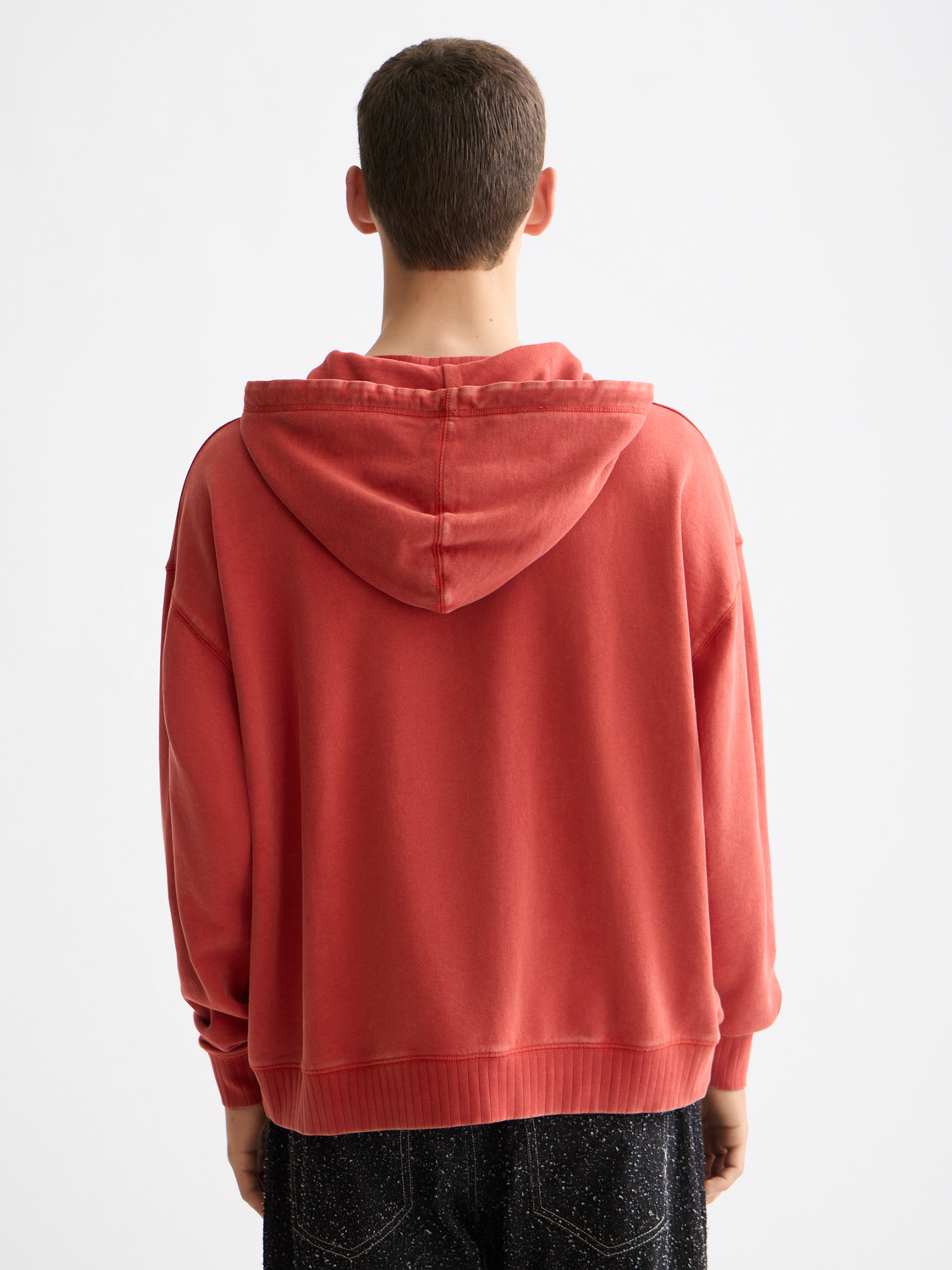 SCOTCH & SODA artwork hoodie, cozy sweats with graphic design, back view showing detailed print and comfortable fit.