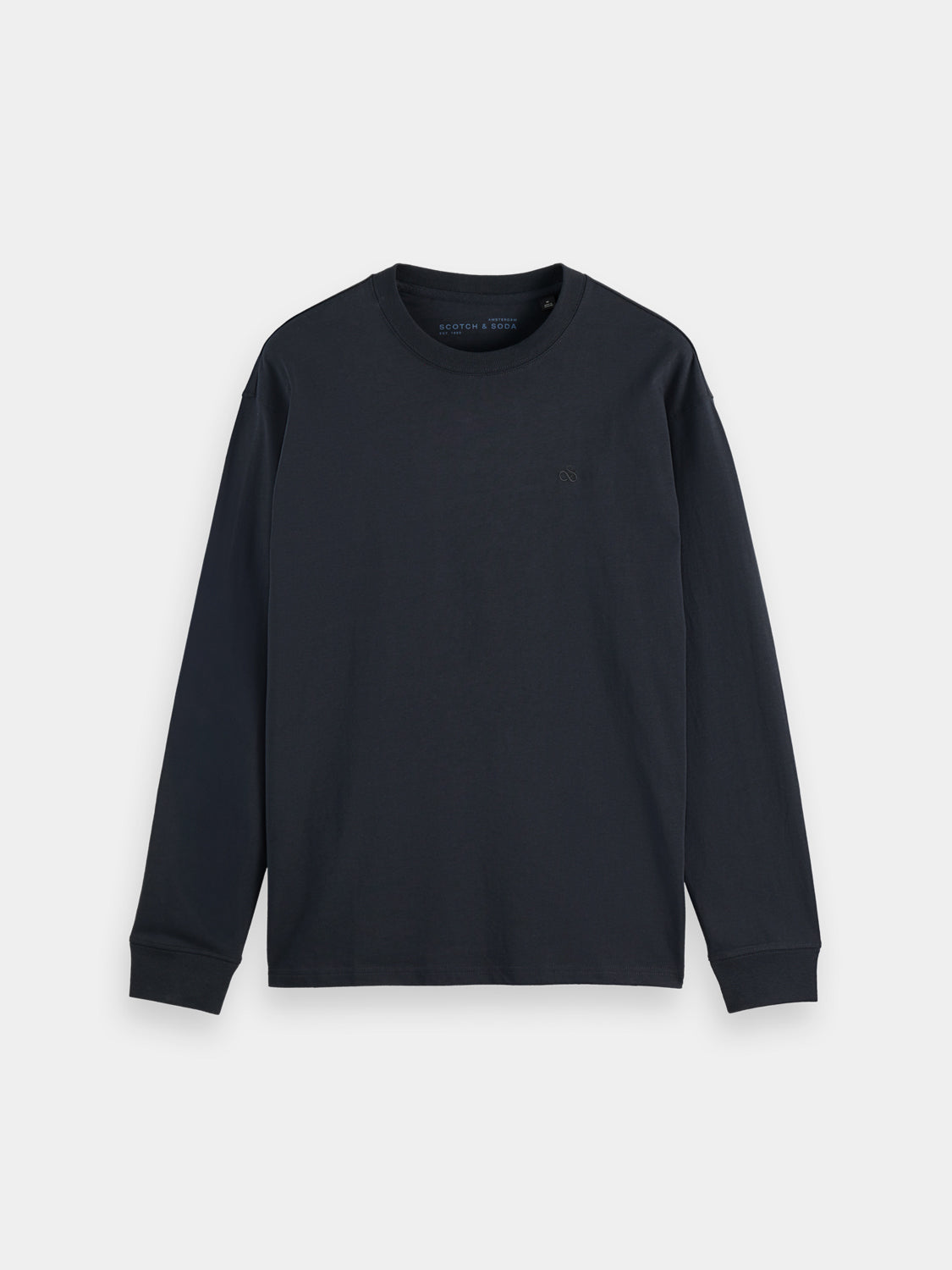 Logo long sleeved t-shirt - Scotch & Soda NZ