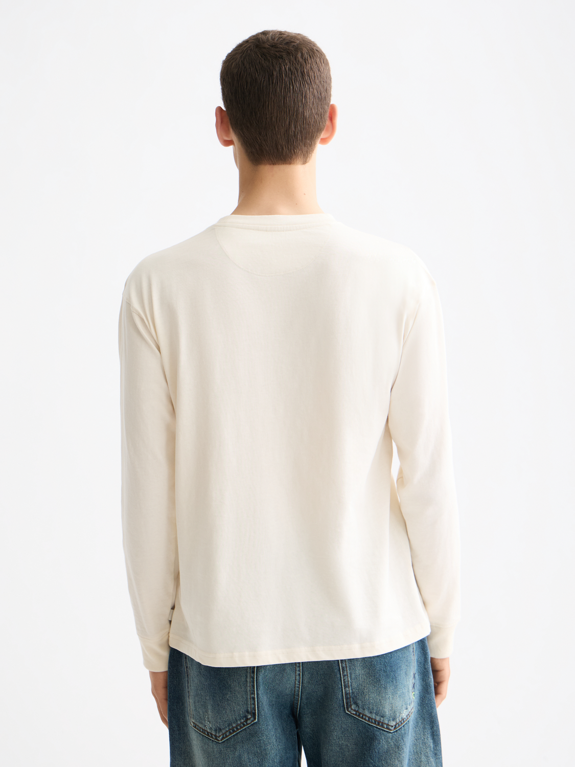 Logo long sleeved t-shirt - Scotch & Soda NZ