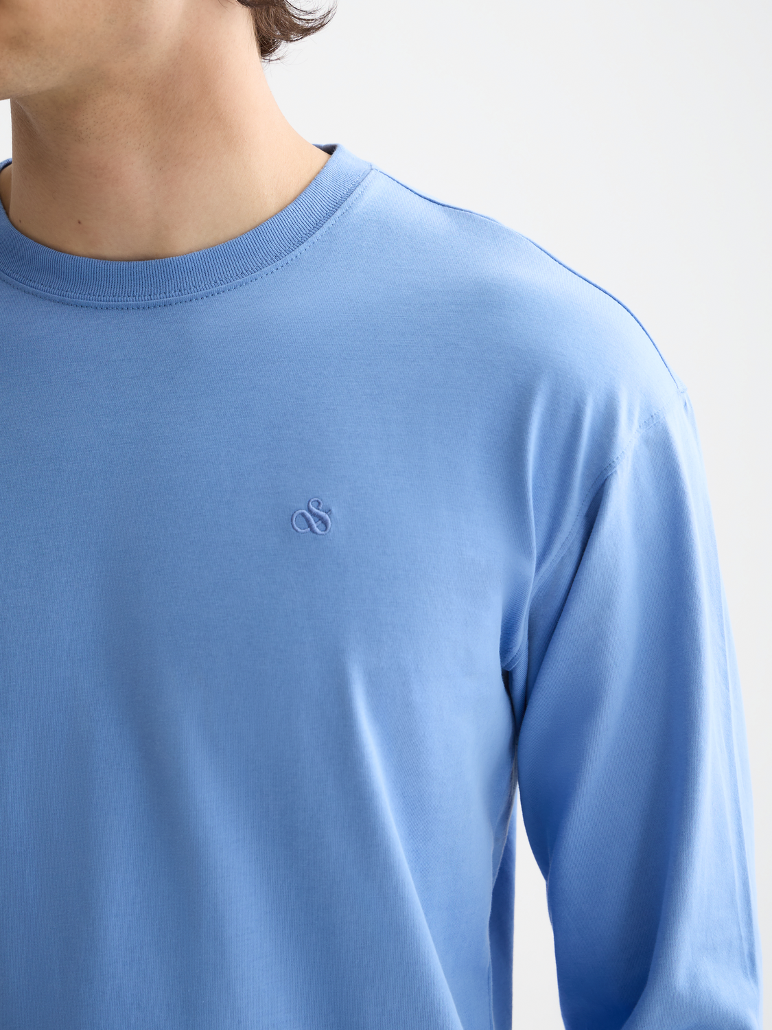 Logo long sleeved t-shirt - Scotch & Soda NZ