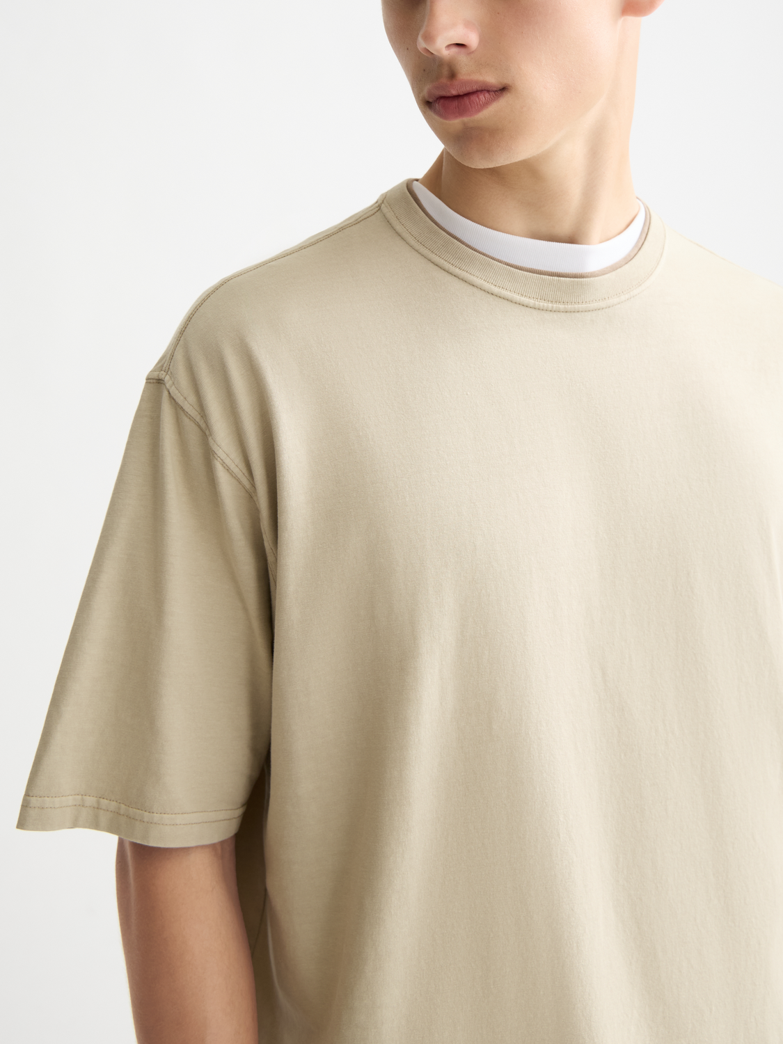 Garment-dyed t-shirt - Scotch & Soda NZ