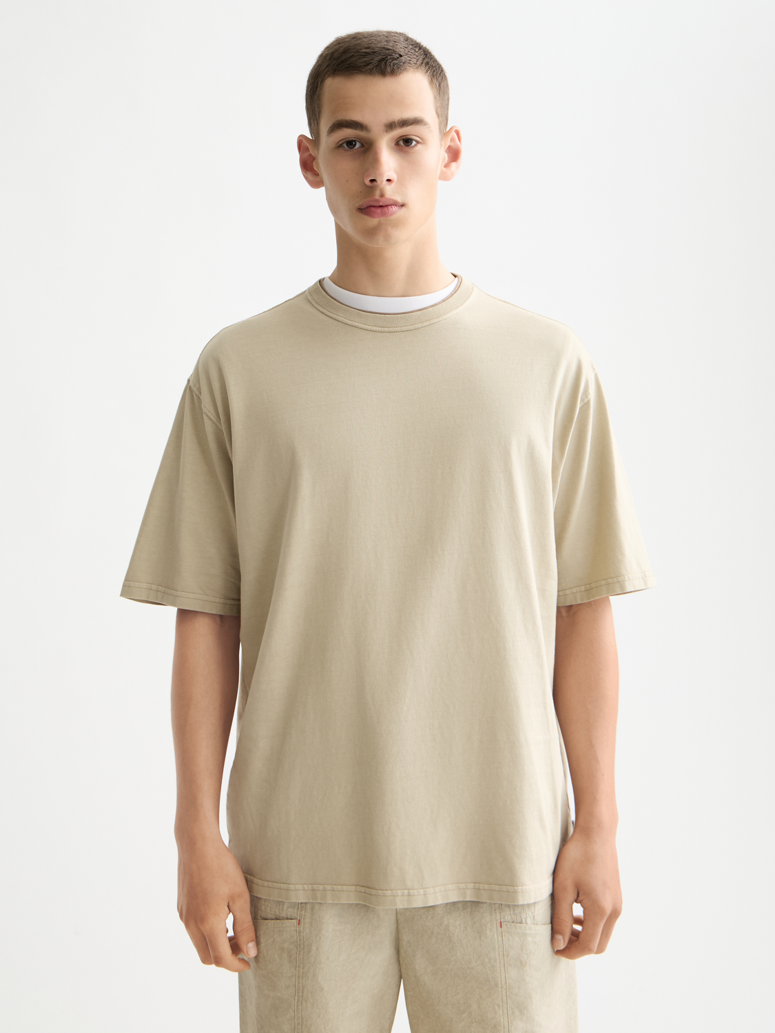 Garment-dyed t-shirt - Scotch & Soda NZ