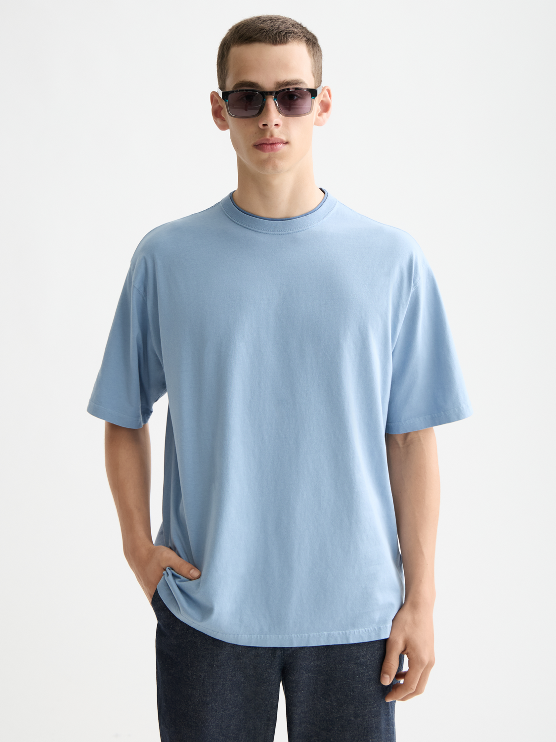 Garment-dyed t-shirt - Scotch & Soda NZ