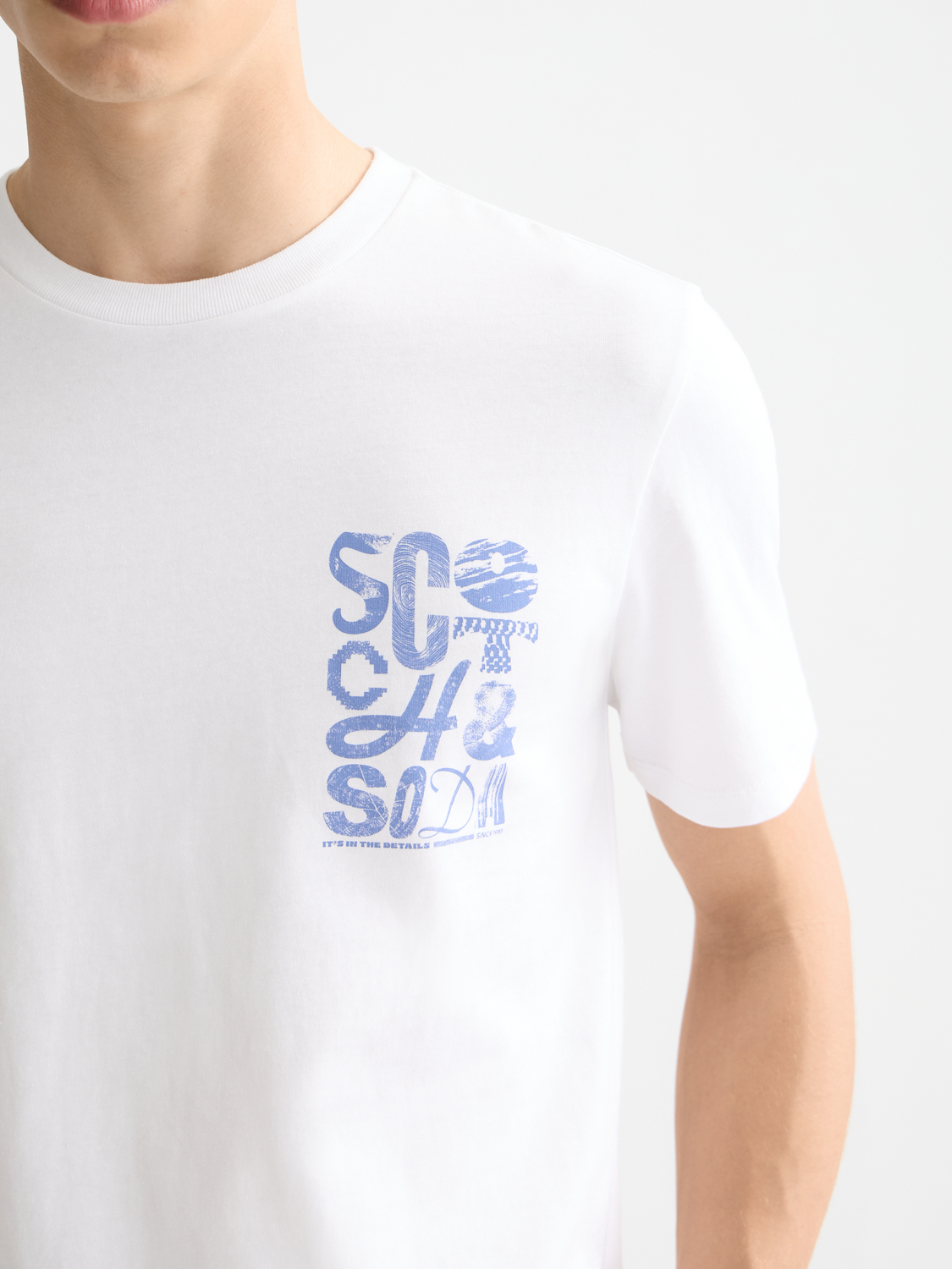 Chest logo t-shirt - Scotch & Soda NZ