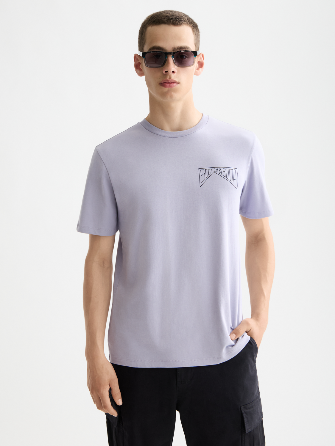Chest logo t-shirt - Scotch & Soda NZ