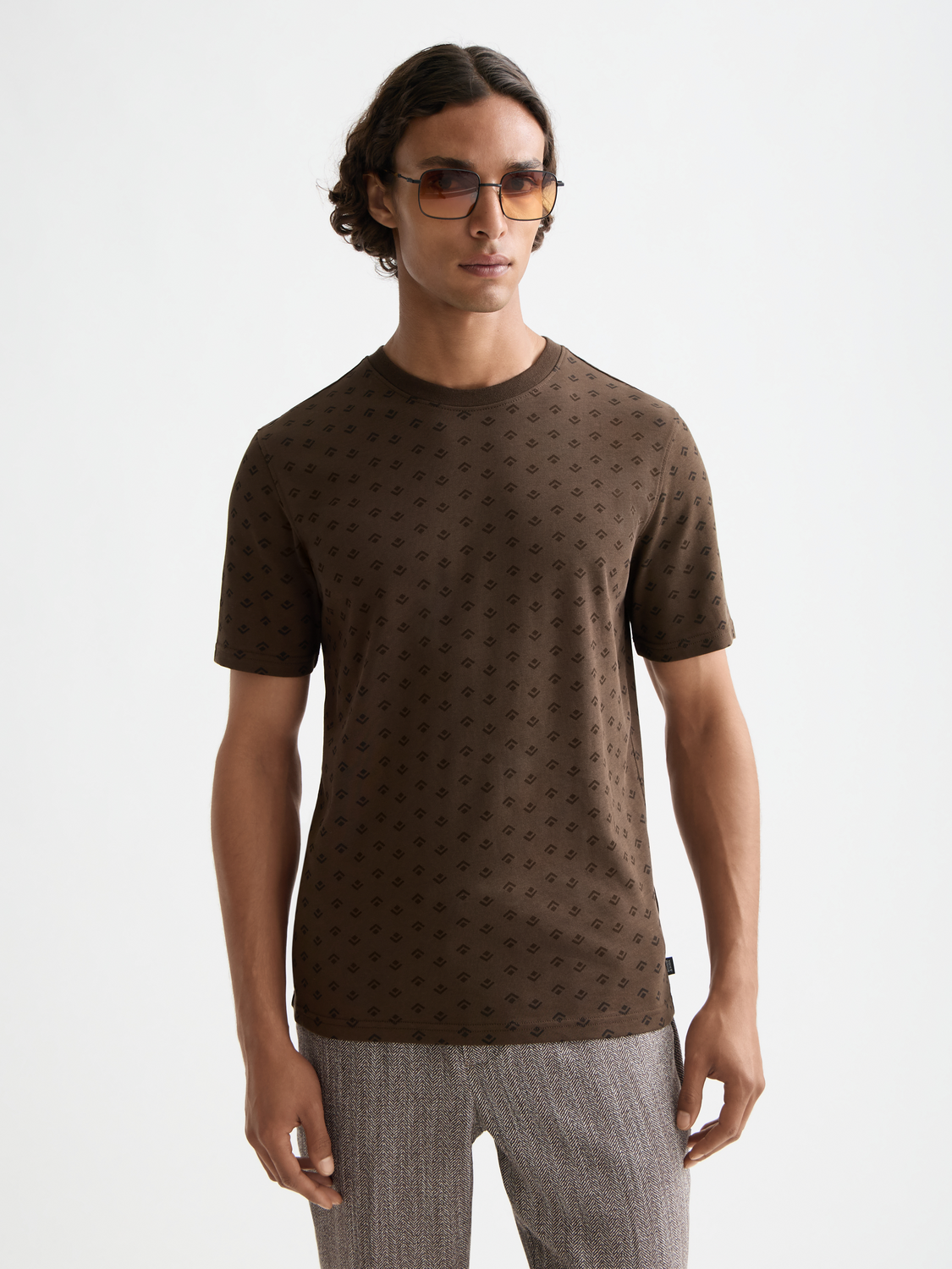 Printed SCOTCH & SODA short-sleeve T-shirt with colorful graphic design, casual style, and comfortable fit.