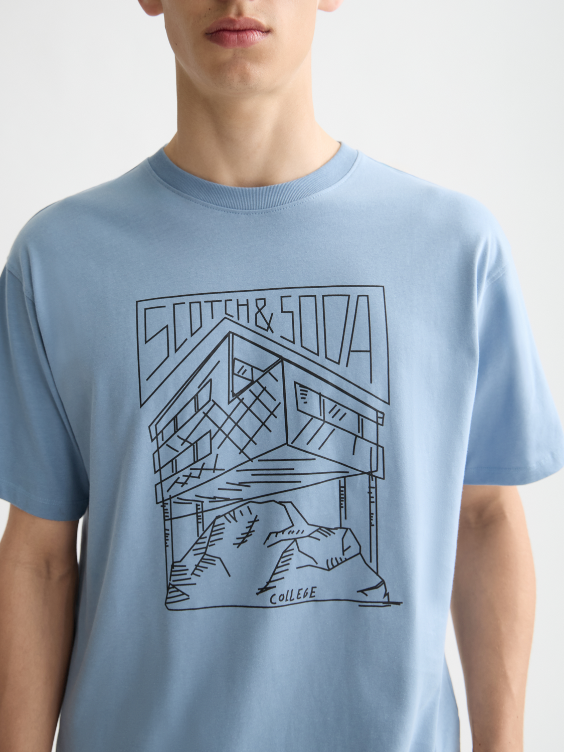 Graphic t-shirt - Scotch & Soda NZ