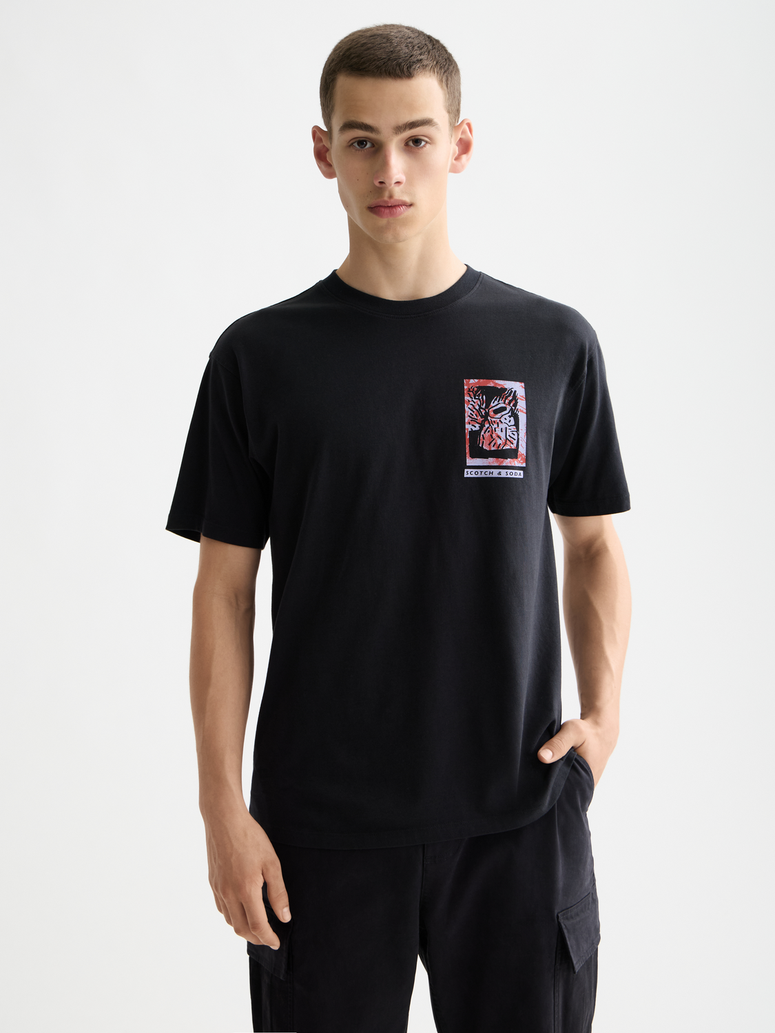 Artwork t-shirt - Scotch & Soda NZ