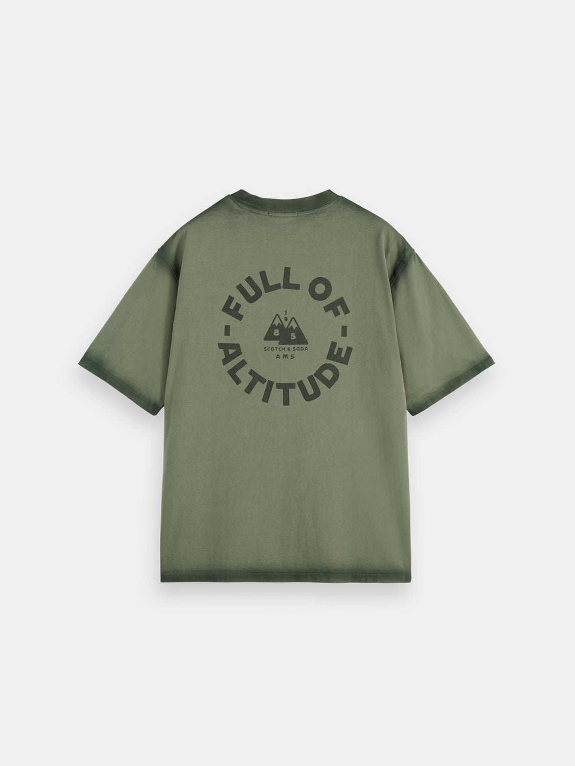 Garment-dyed t-shirt - Scotch & Soda NZ