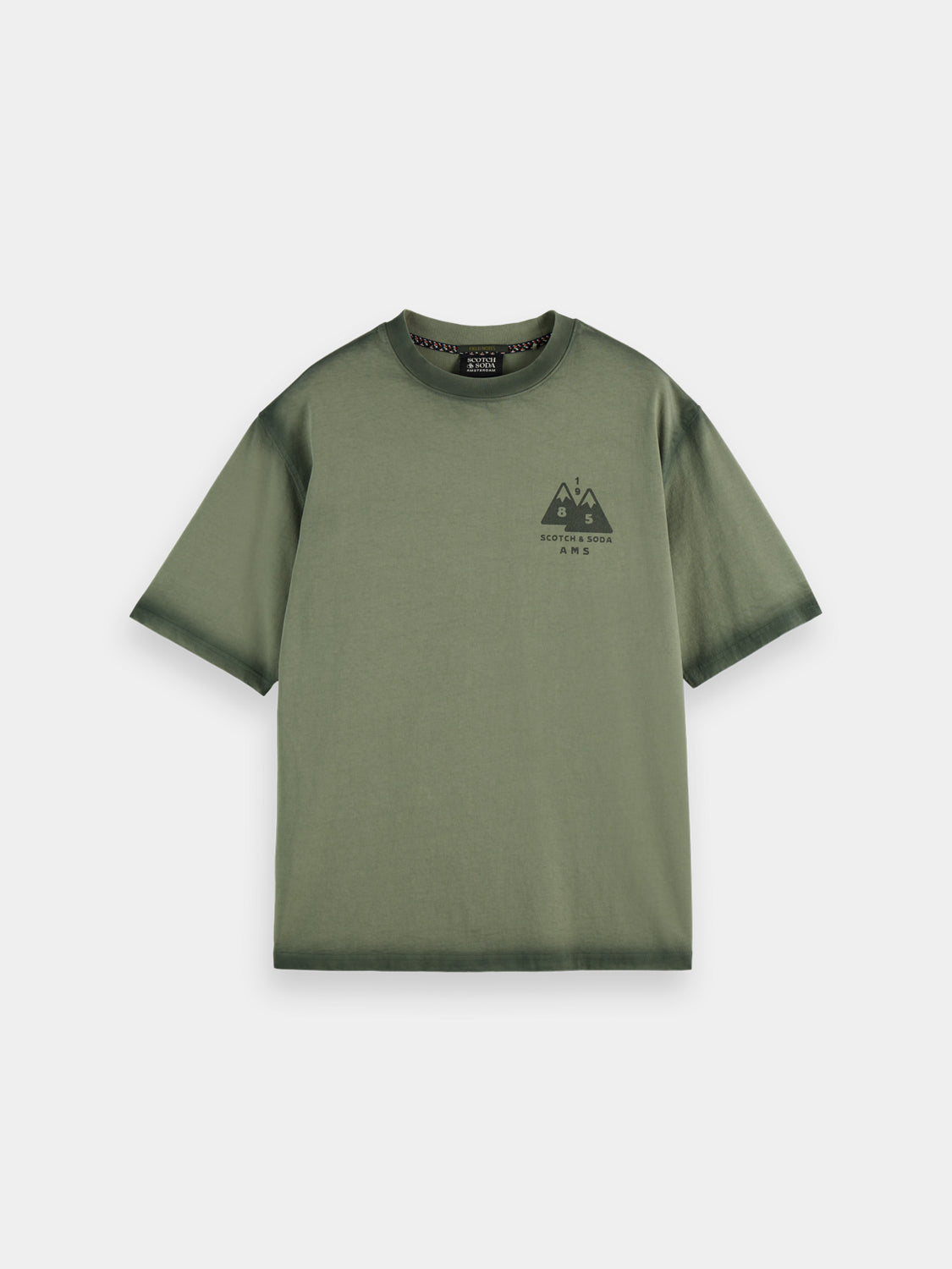 Garment-dyed t-shirt - Scotch & Soda NZ