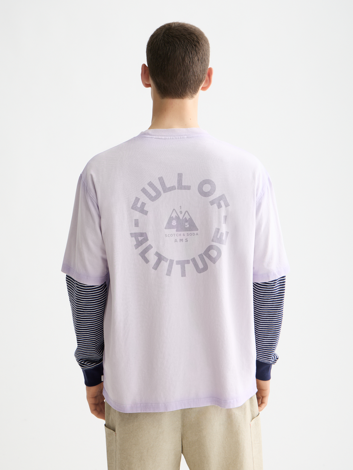 Garment-dyed t-shirt - Scotch & Soda NZ