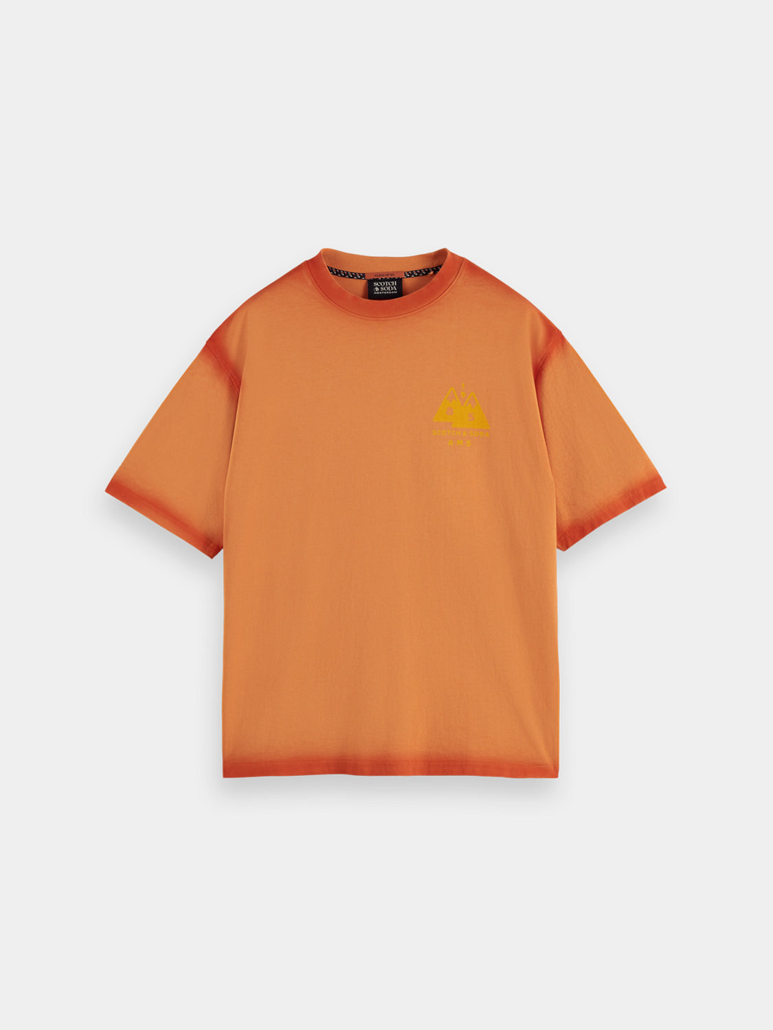 Garment-dyed t-shirt - Scotch & Soda NZ