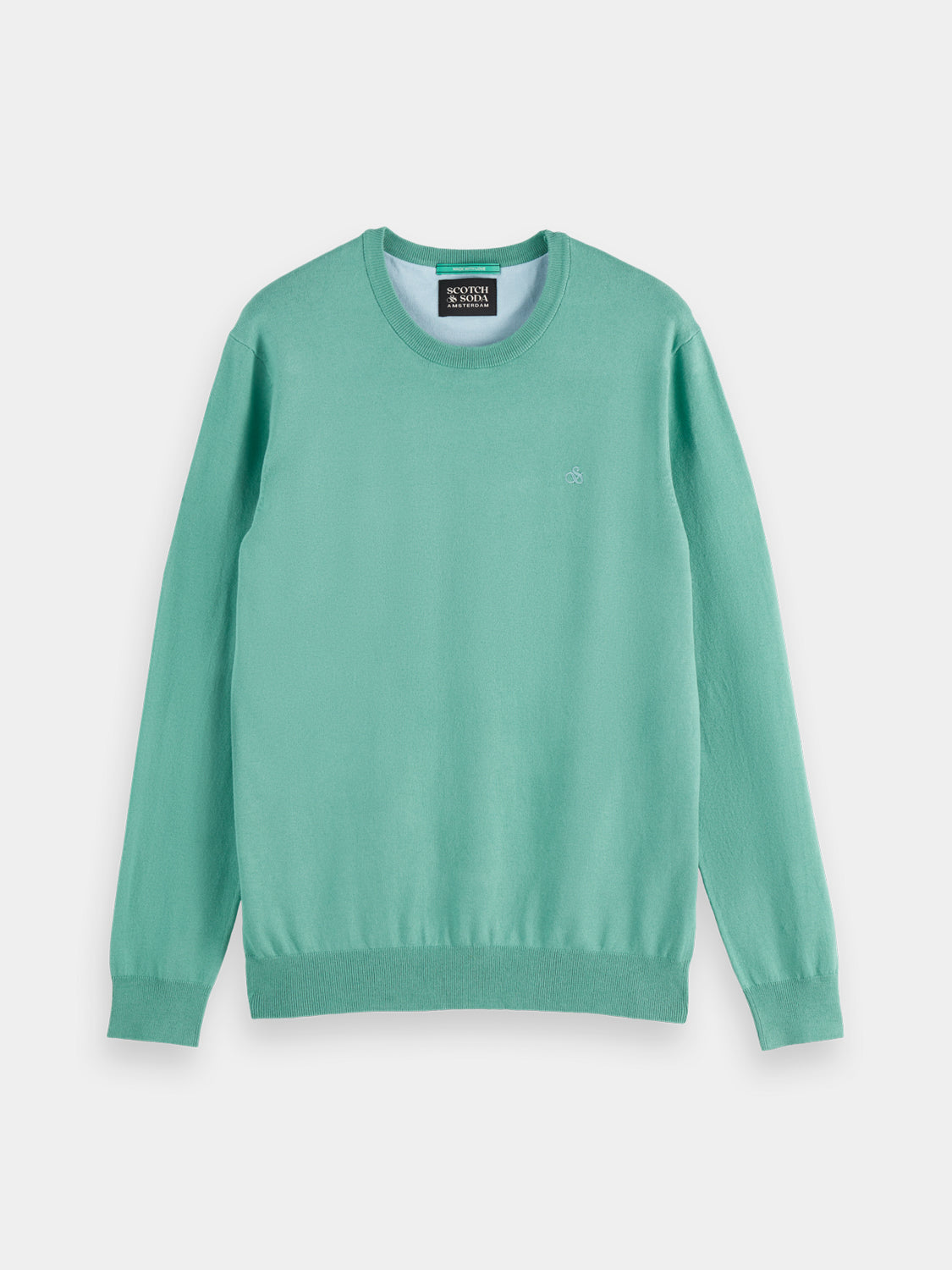 Scotch & Soda Ecovero-blend knit pullover, soft knitwear with a round neckline and long sleeves, in a stylish, comfortable design.