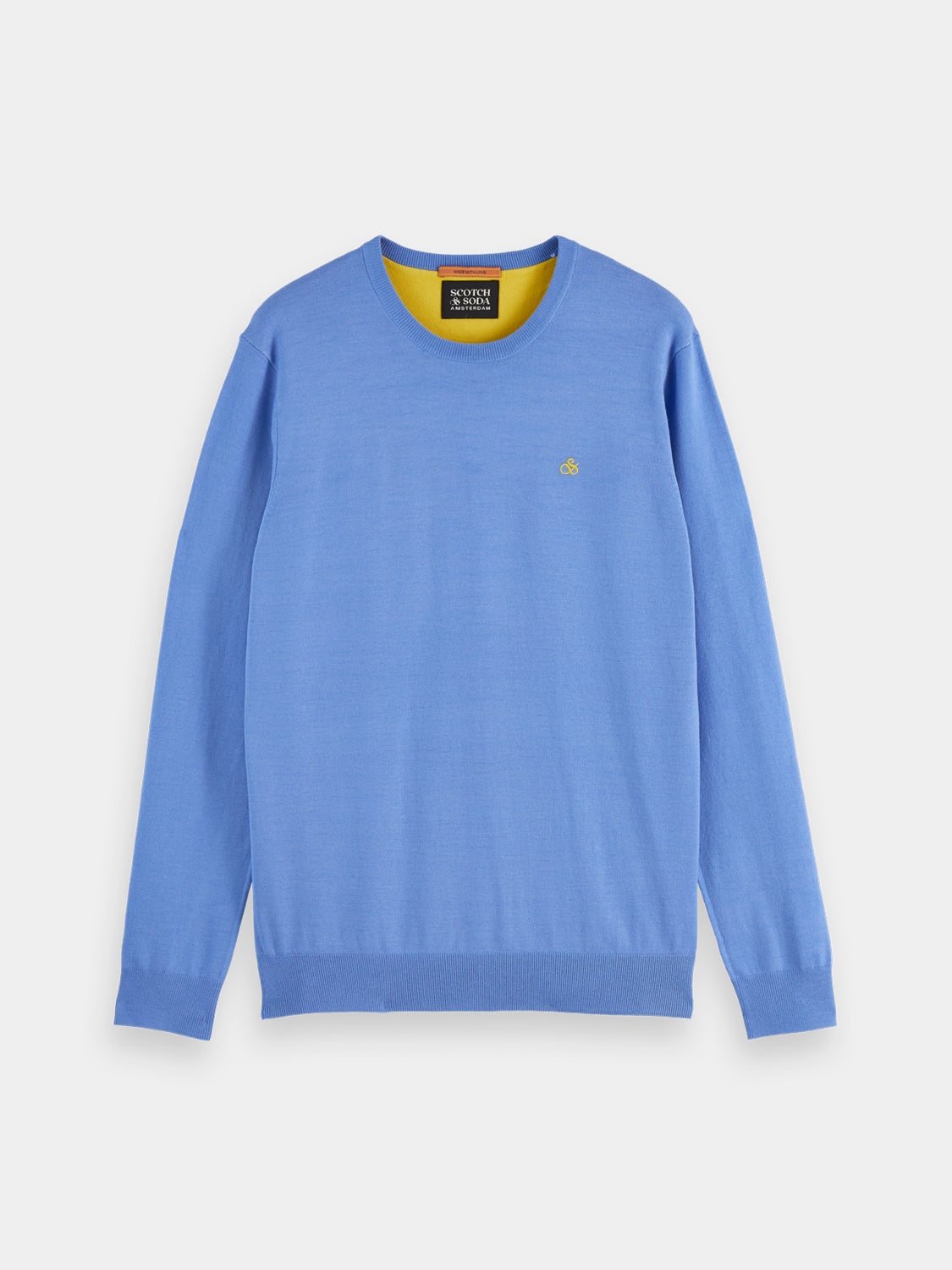 Scotch & Soda Ecovero-blend knitwear pullover with a cozy, stylish design, featuring soft fabric and a classic fit.