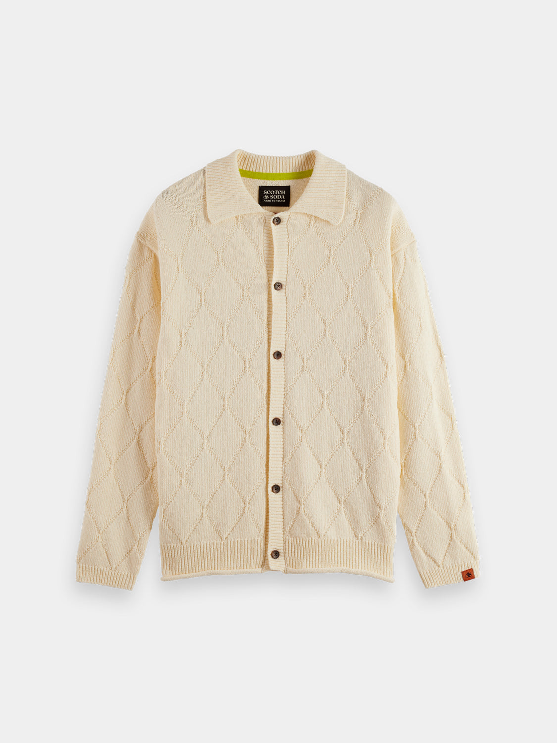 Knitted long sleeved shirt - Scotch & Soda NZ