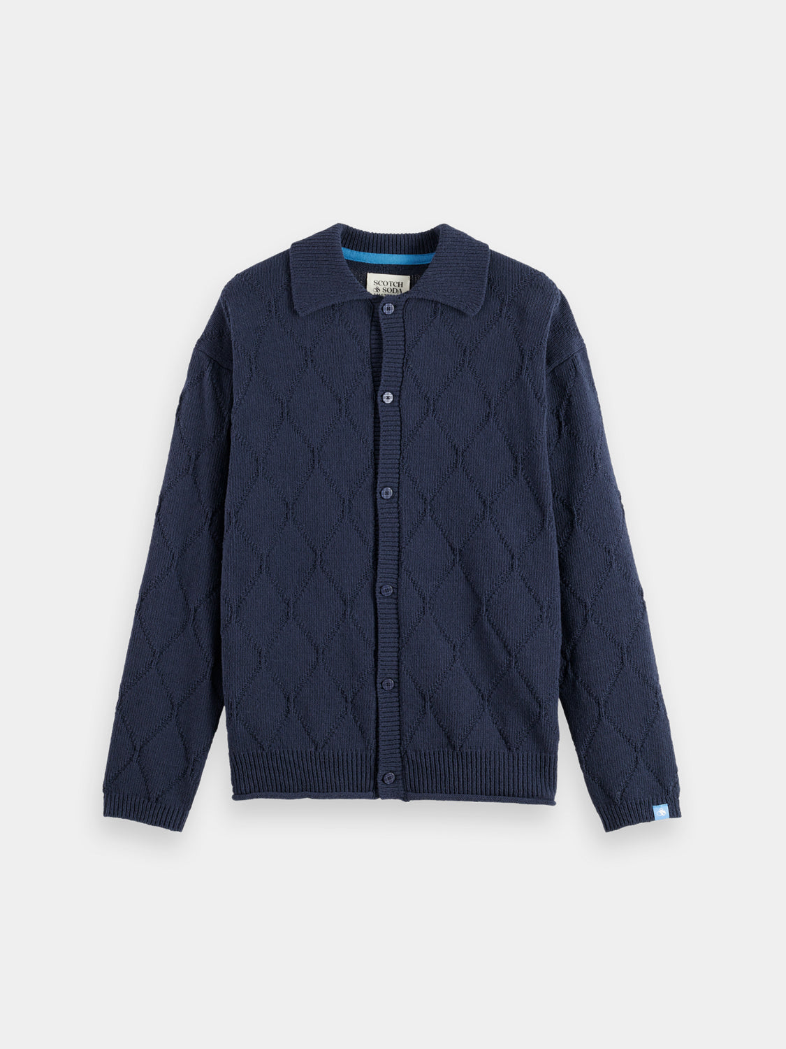 Knitted long sleeved shirt - Scotch & Soda NZ