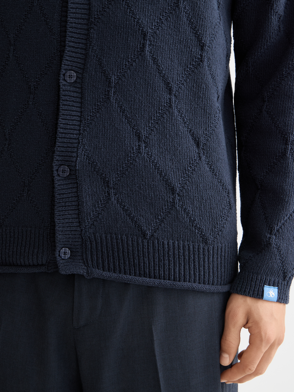 Knitted long sleeved shirt - Scotch & Soda NZ