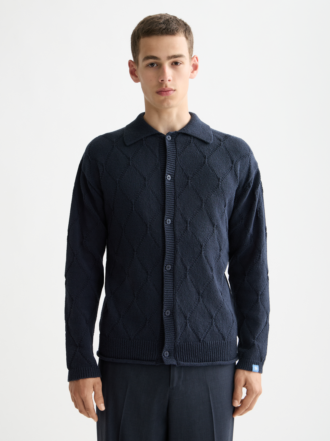 Knitted long sleeved shirt - Scotch & Soda NZ