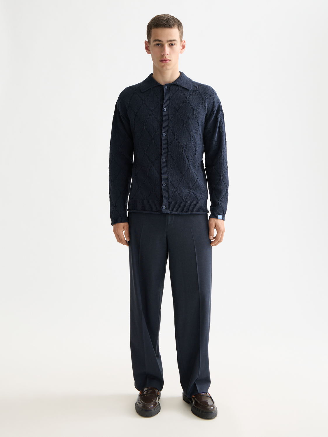 Knitted long sleeved shirt - Scotch & Soda NZ