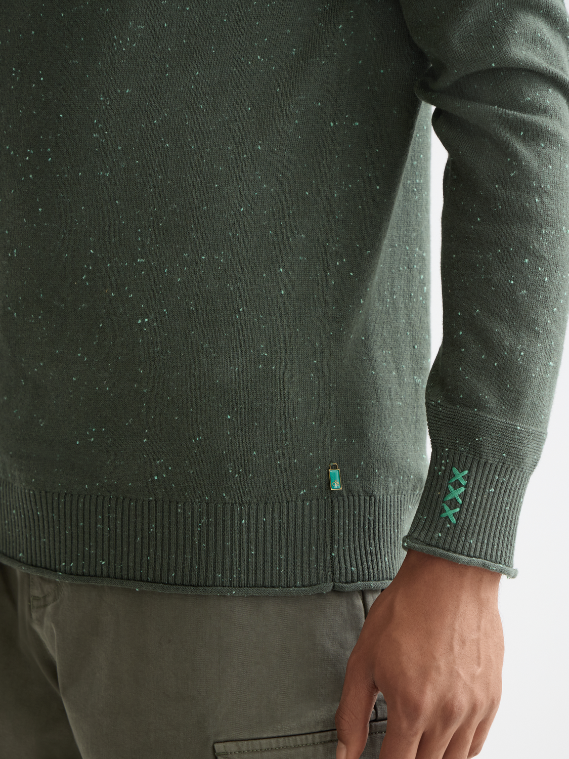 Wool-blend knitwear pullover by Scotch & Soda featuring a cozy, stylish design in a neutral color.