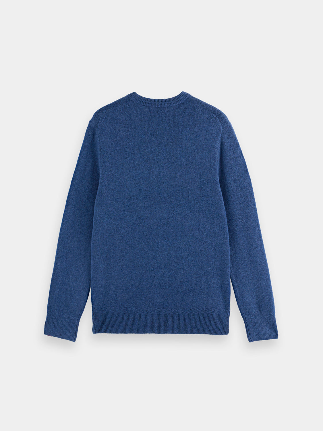 Soft black knit pullover by SCOTCH & SODA, featuring a cozy knitwear design with a relaxed fit and textured fabric.