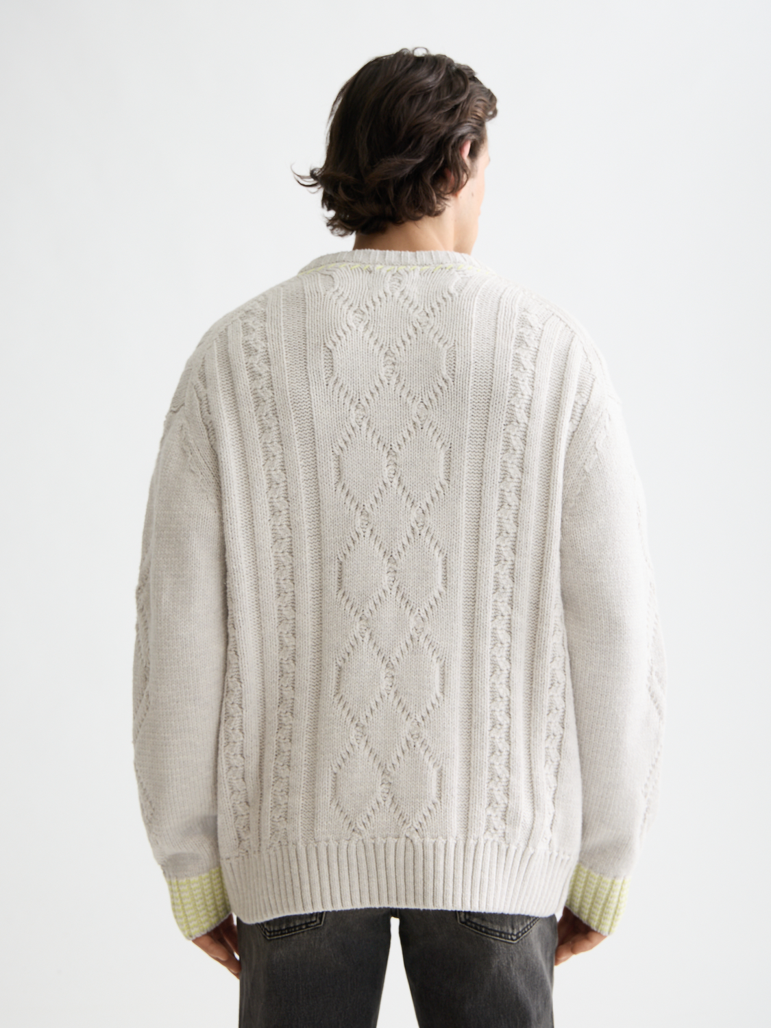 SCOTCH & SODA V-neck knitwear pullover, front view showing soft fabric and classic fit.