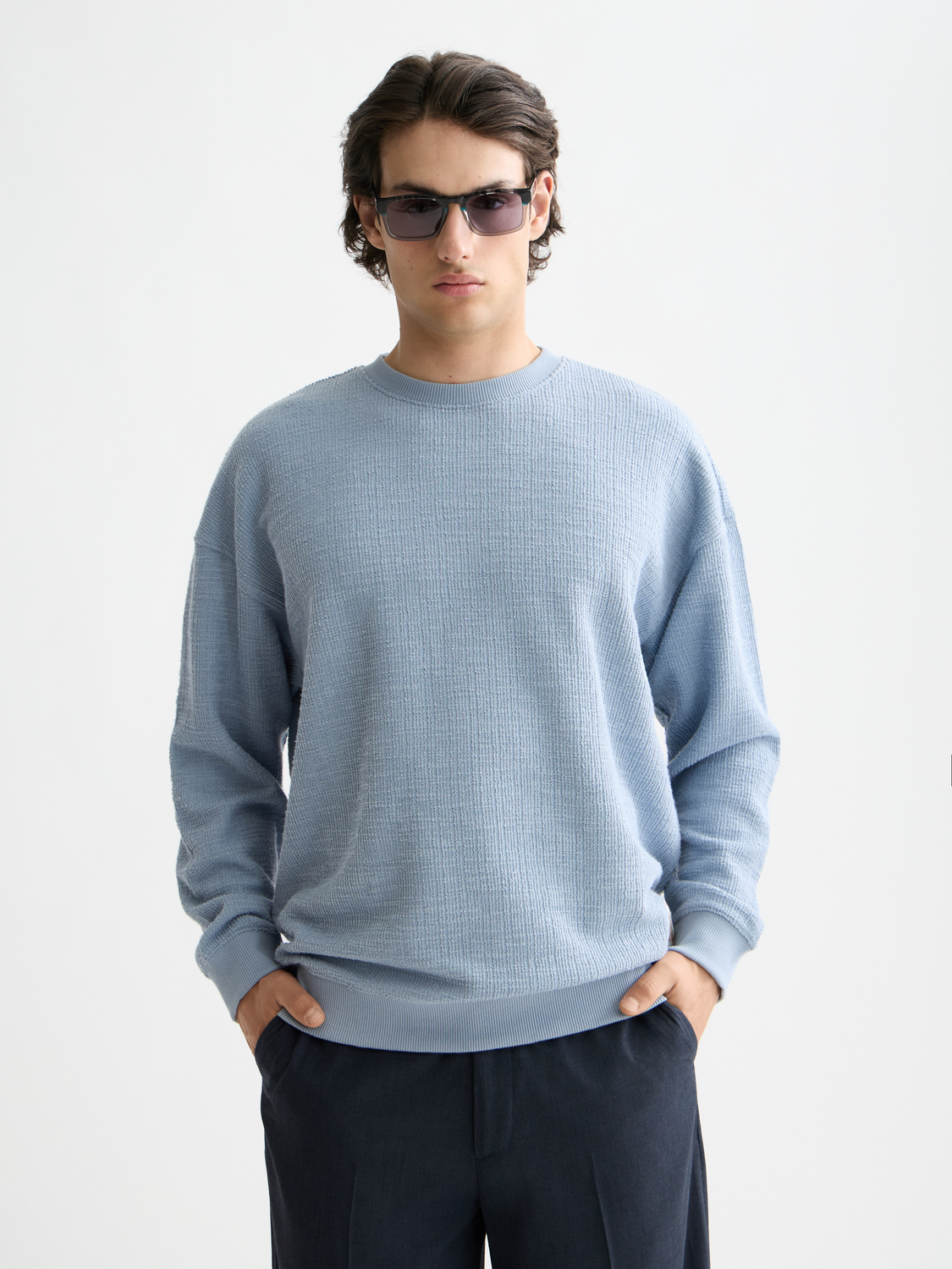 Textured sweatshirt by Scotch & Soda, featuring a cozy, patterned design in a casual sweats style.