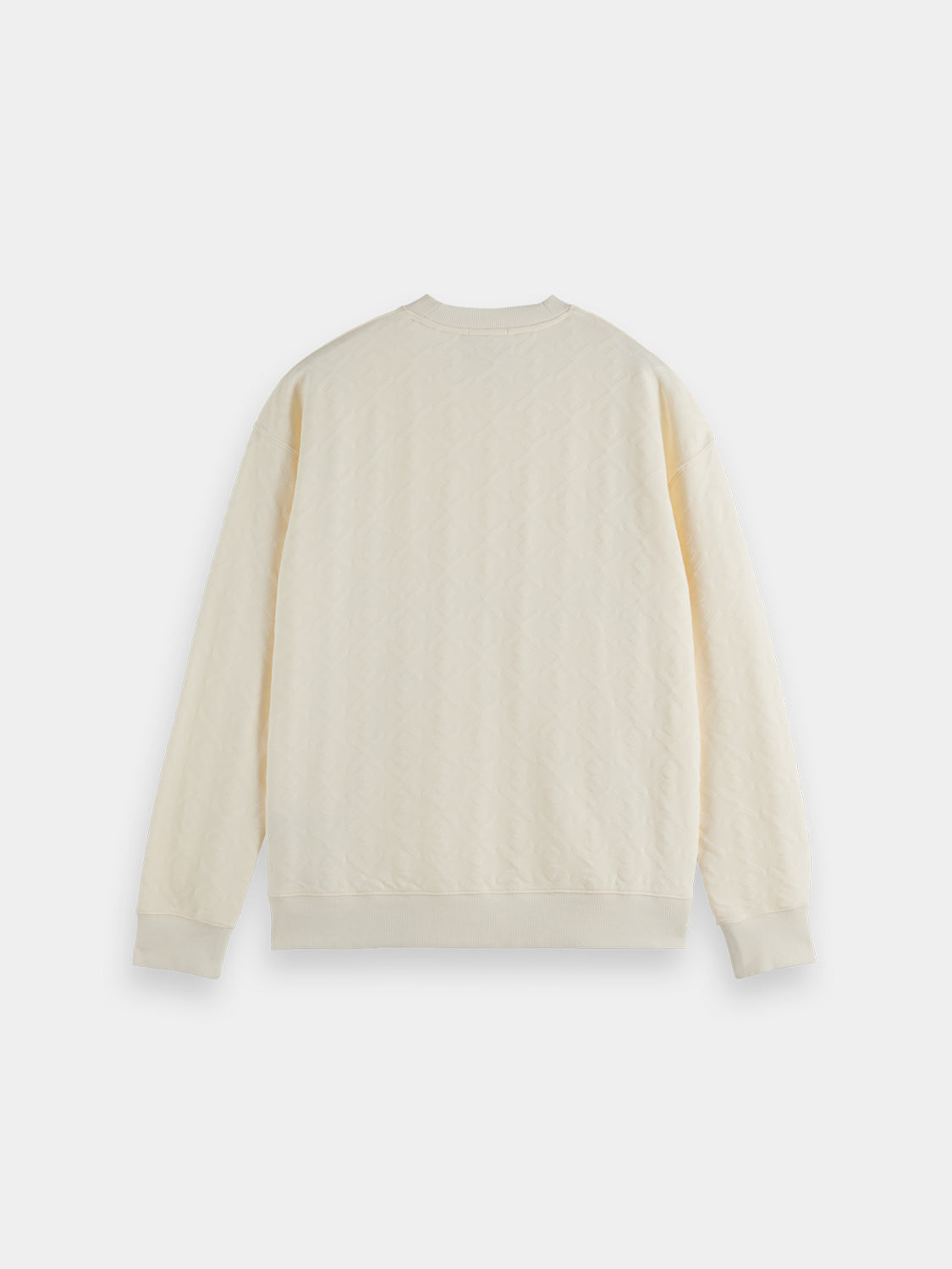 Jacquard terry sweatshirt - Scotch & Soda NZ