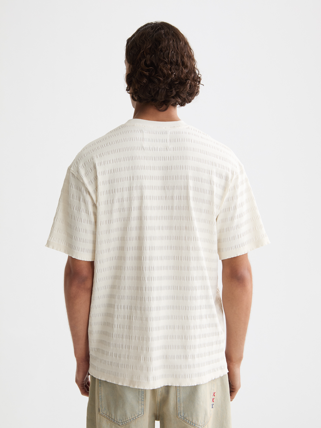 Textured t-shirt - Scotch & Soda NZ
