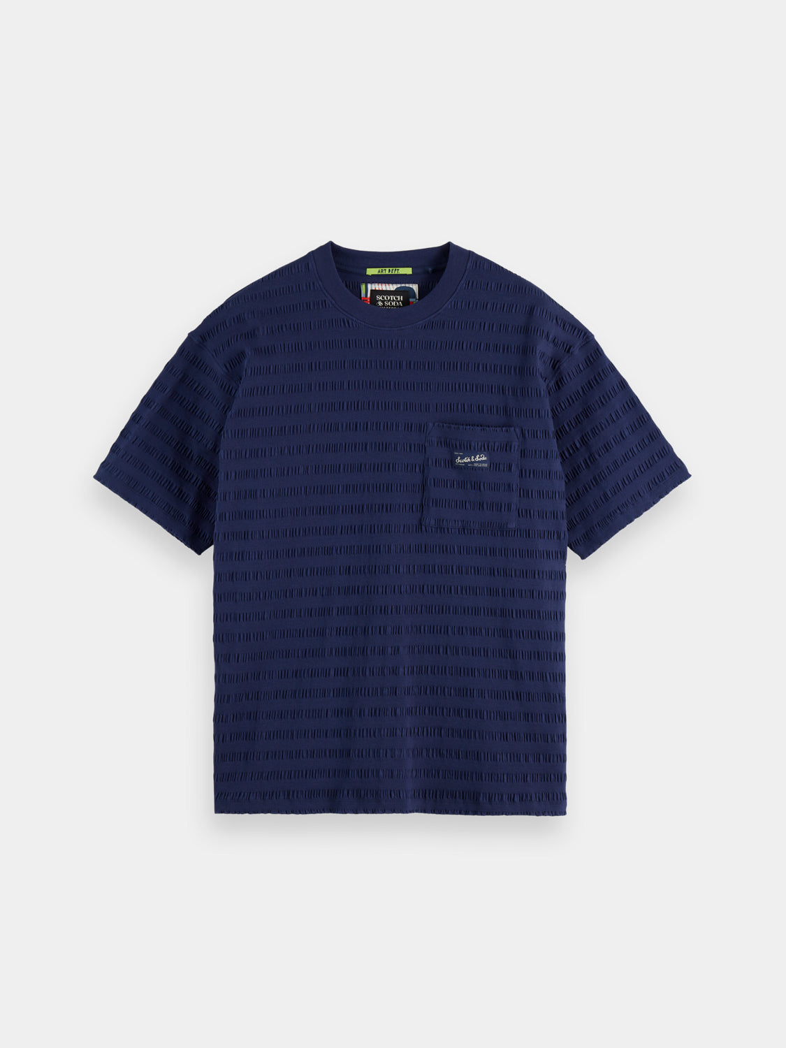 Textured t-shirt - Scotch & Soda NZ