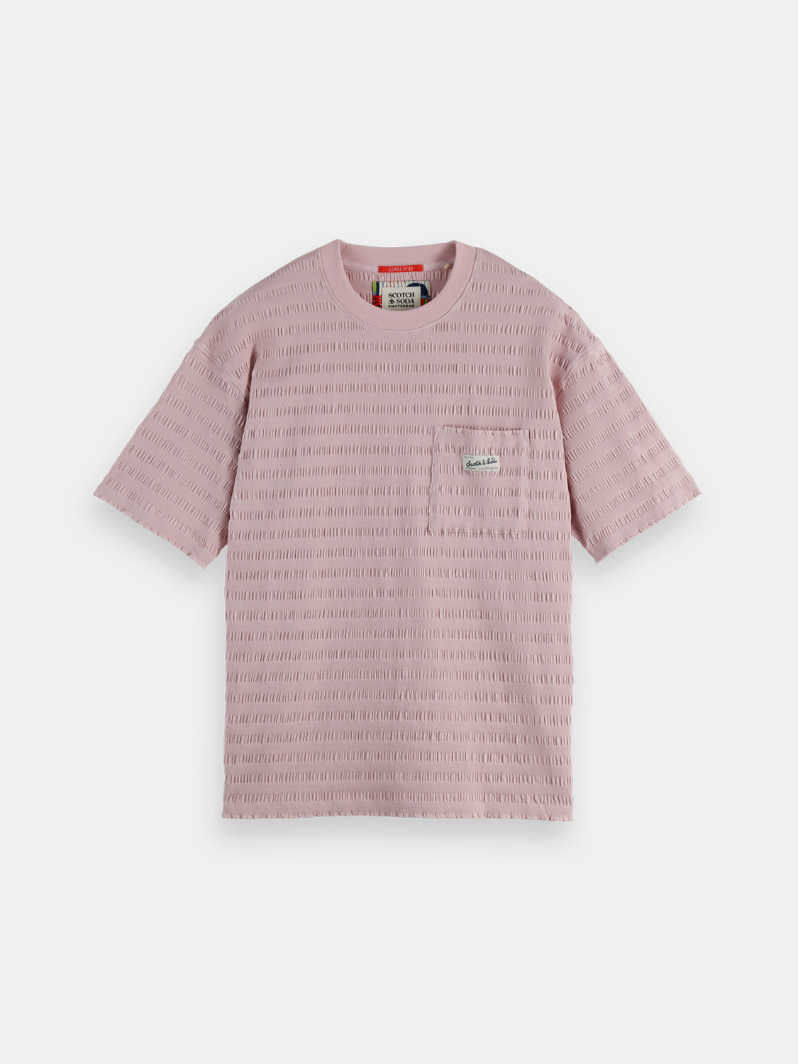 Textured t-shirt - Scotch & Soda NZ