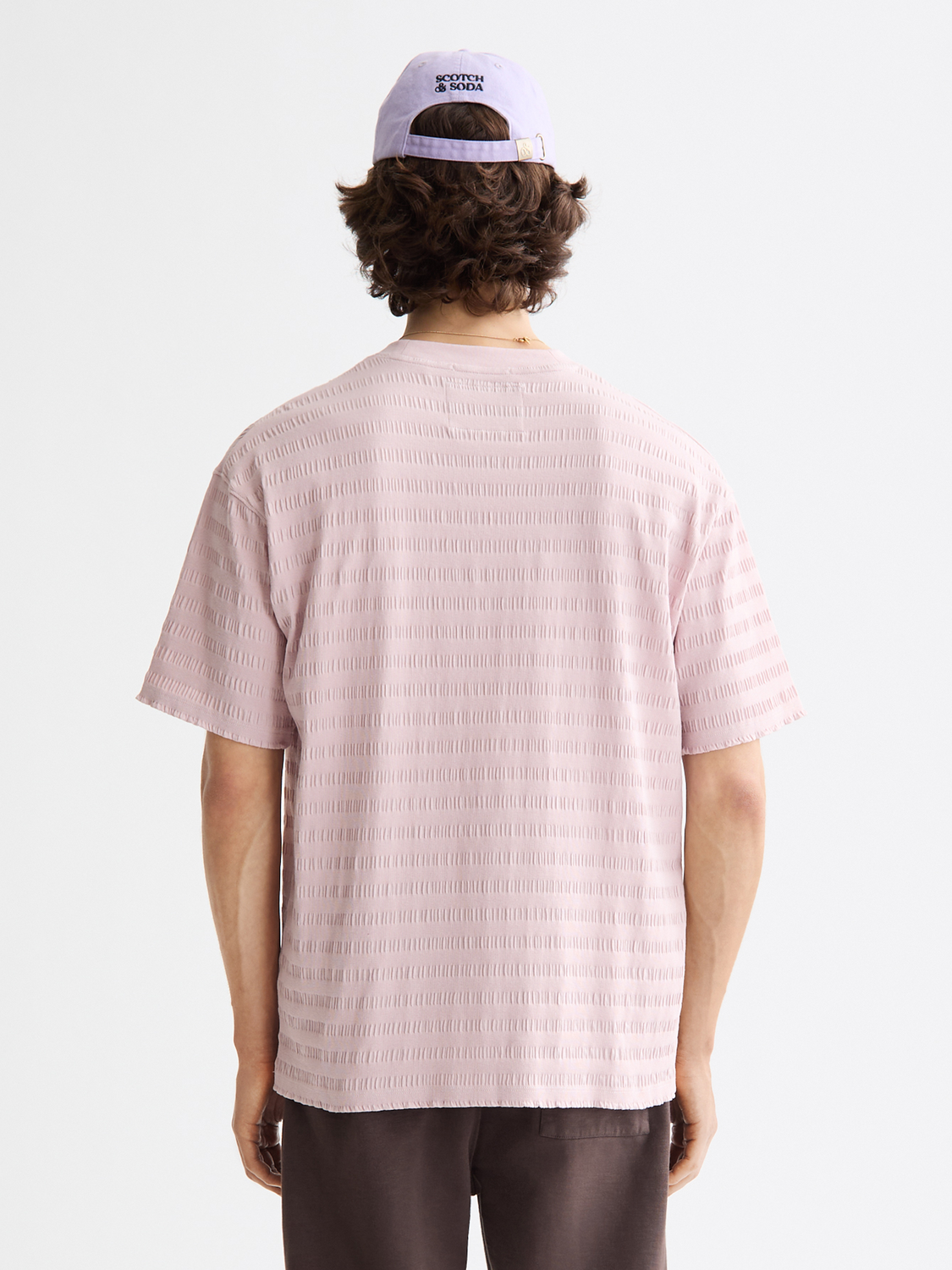 Textured t-shirt - Scotch & Soda NZ