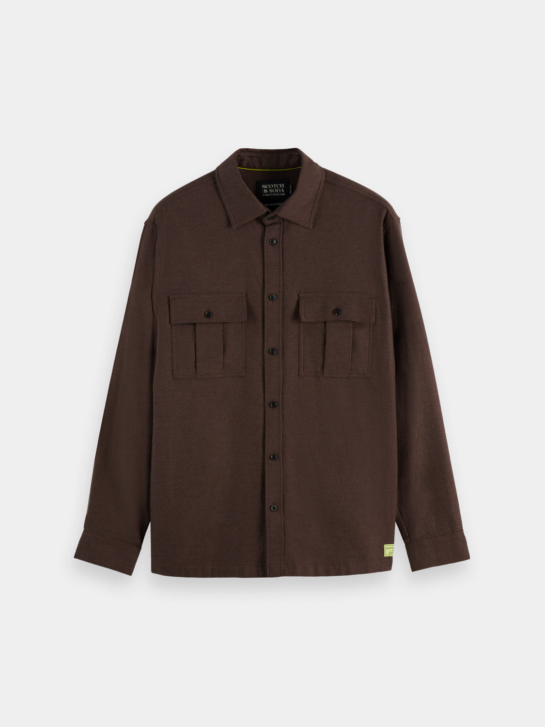 Melange shirt - Scotch & Soda NZ