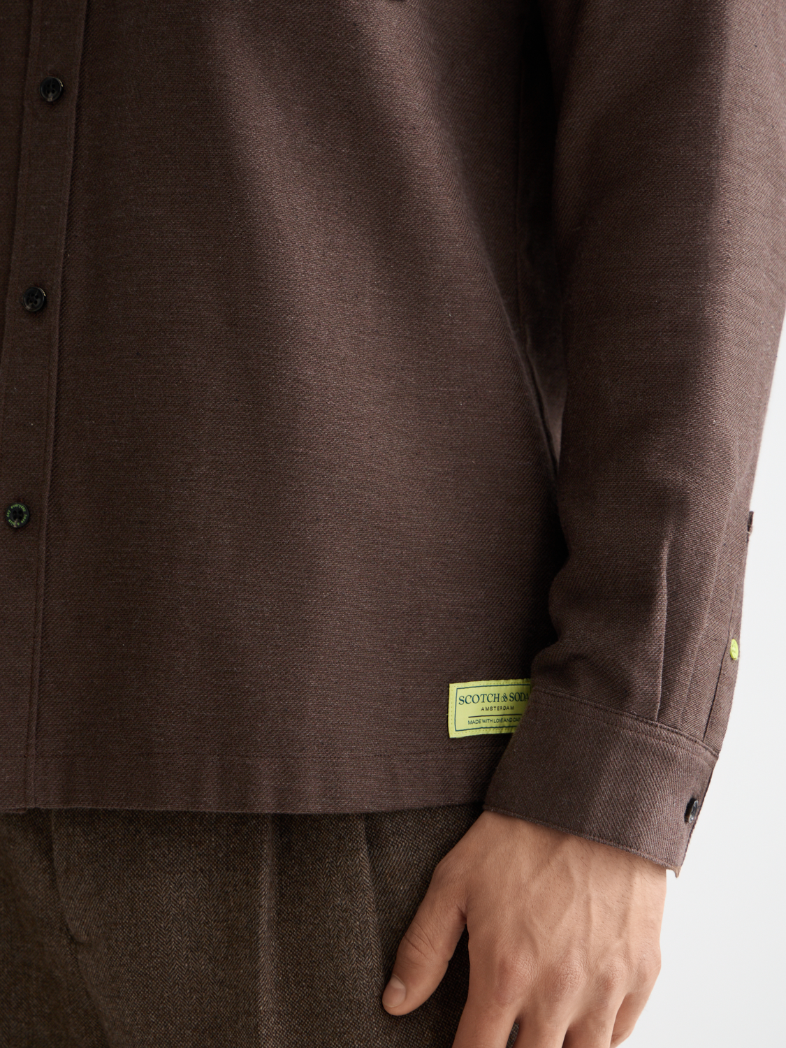 Melange shirt - Scotch & Soda NZ