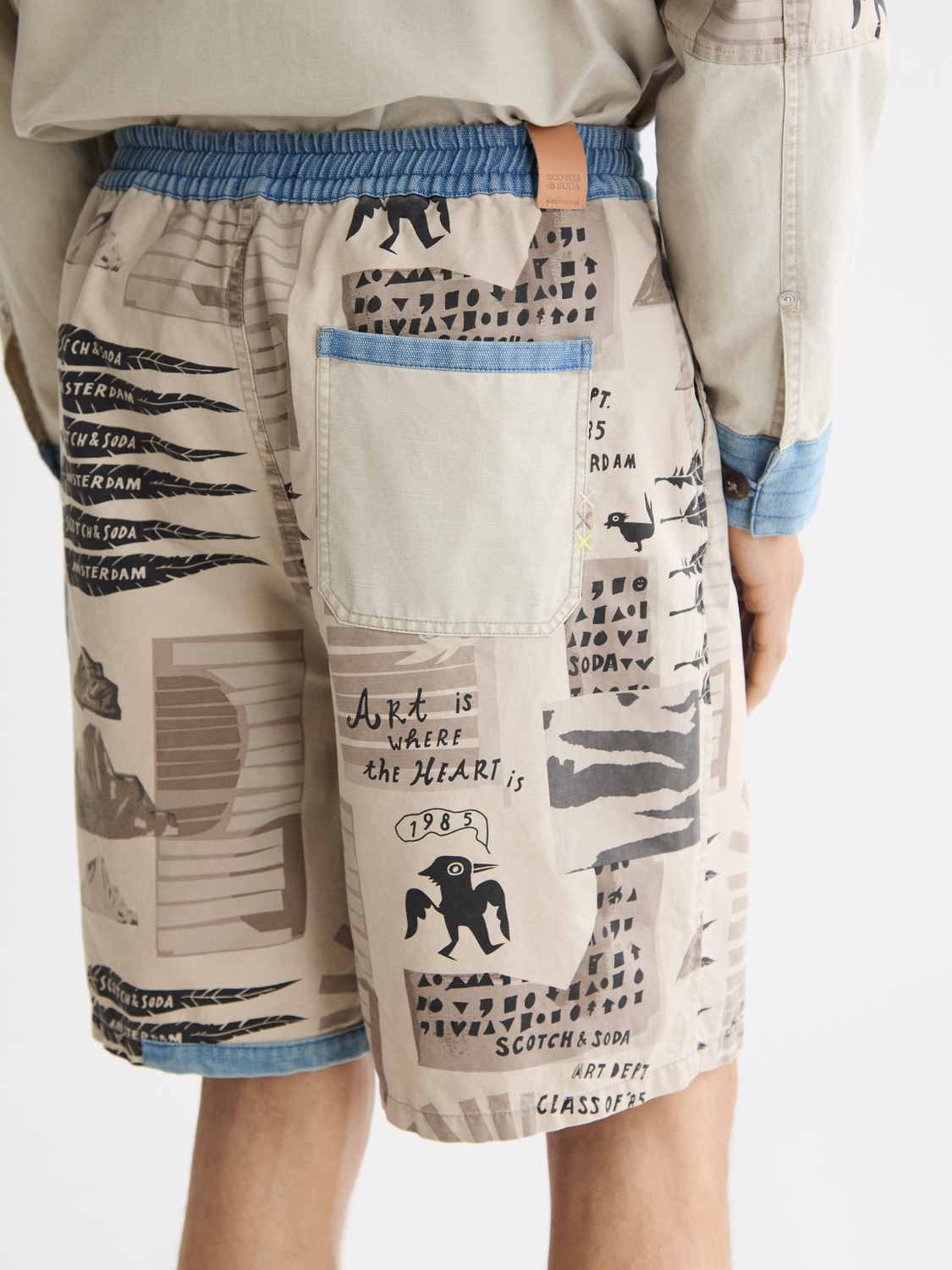 Fave printed shorts - Scotch & Soda NZ