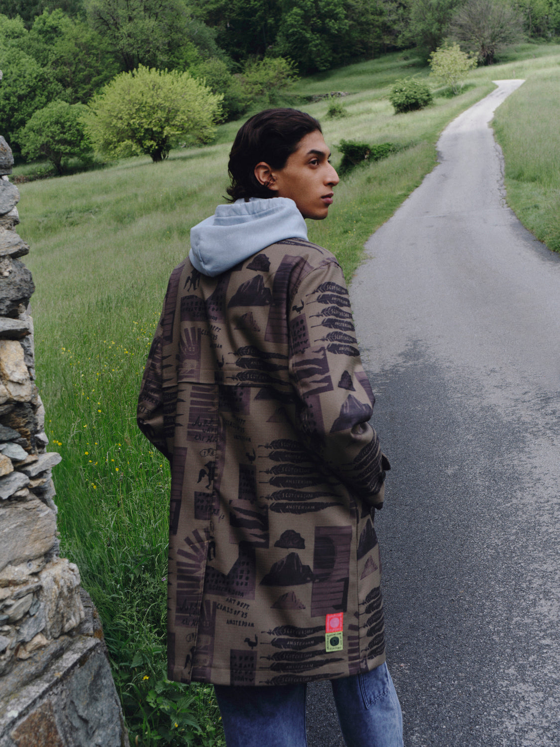 Printed car coat - Scotch & Soda NZ