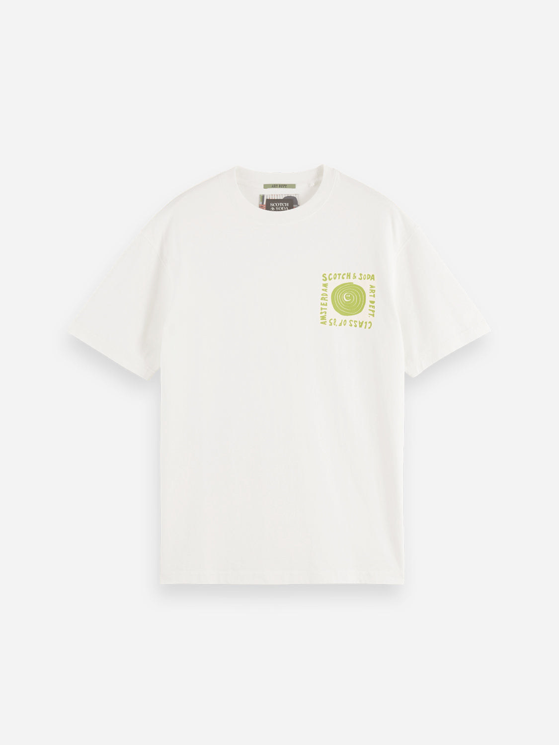 Washed artwork t-shirt - Scotch & Soda NZ