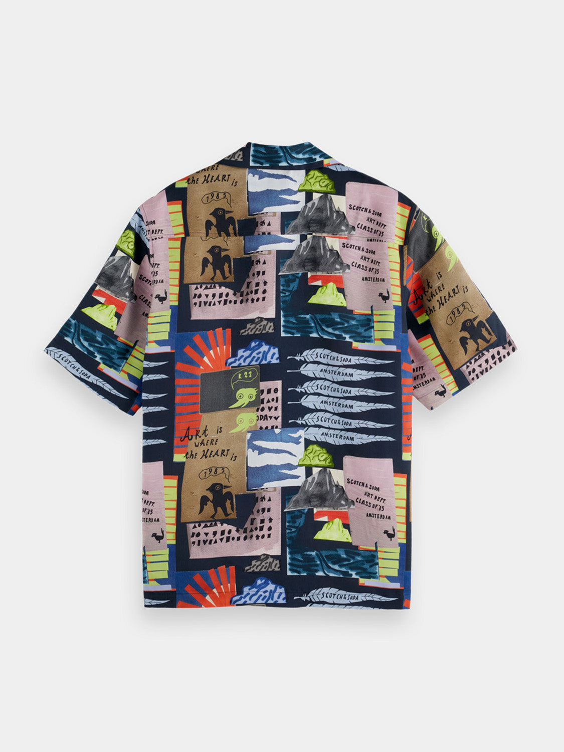 Printed short sleeved shirt - Scotch & Soda NZ