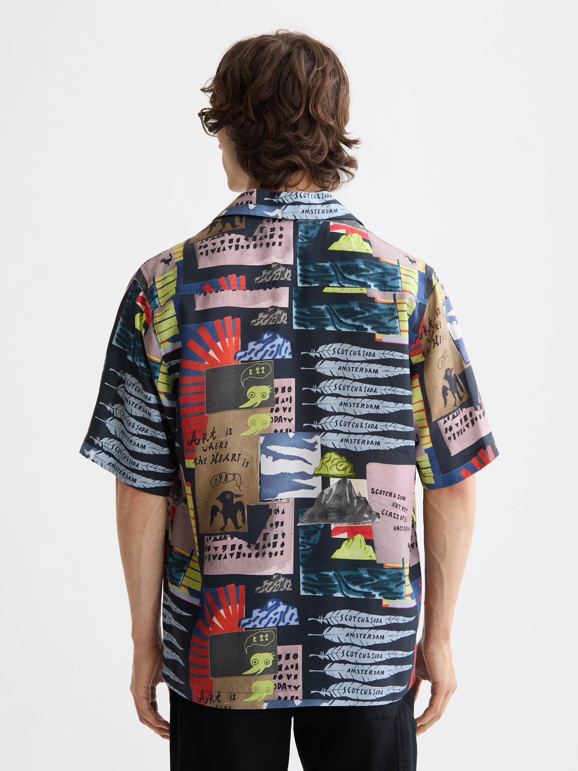 Printed short sleeved shirt - Scotch & Soda NZ