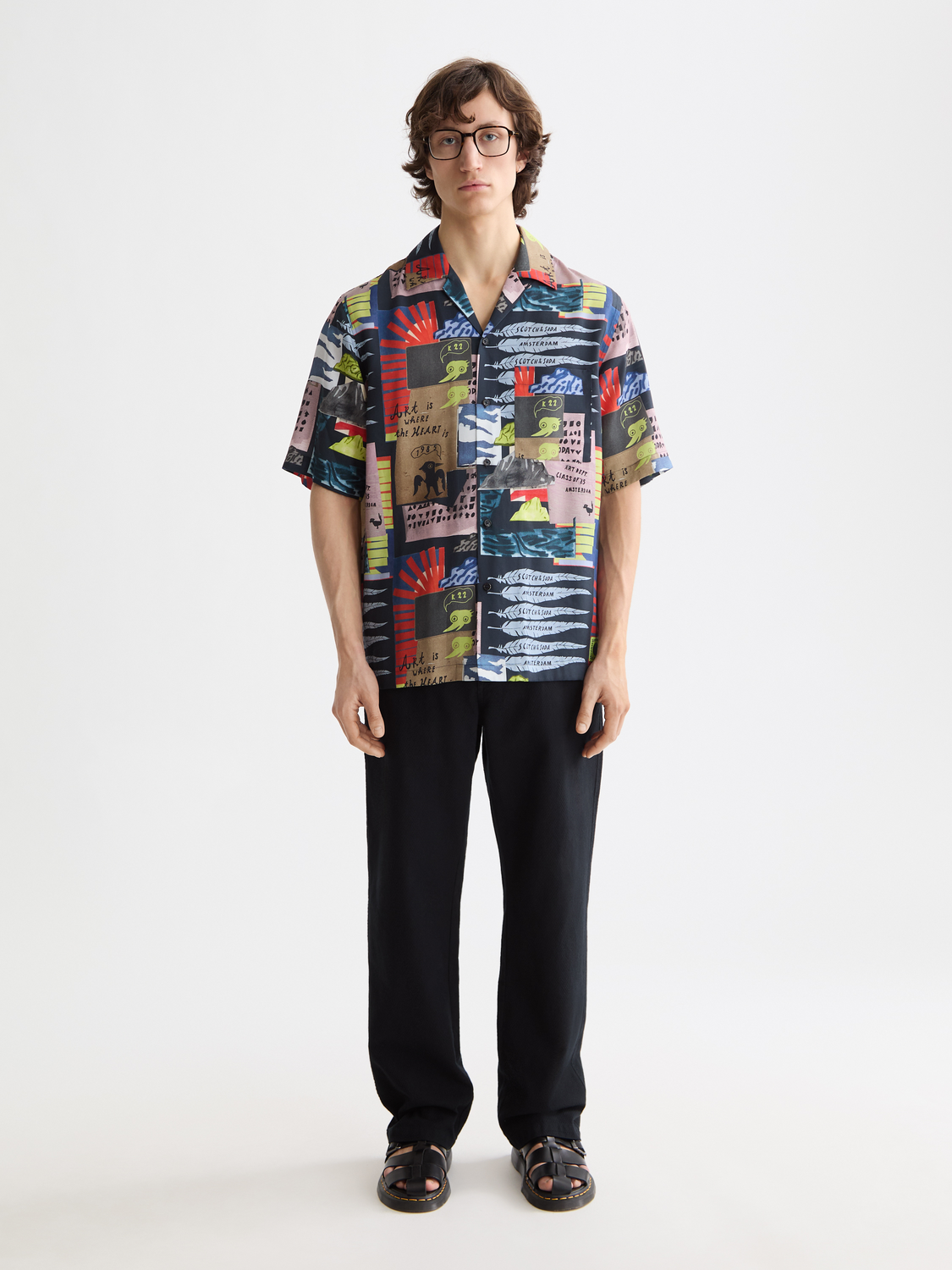 Printed short sleeved shirt - Scotch & Soda NZ