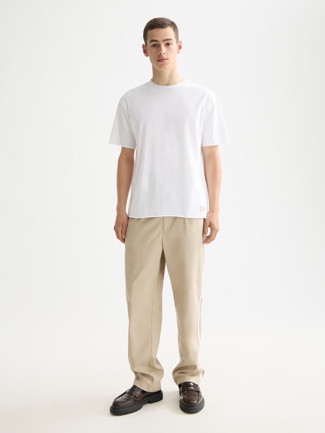 Raw edge t-shirt - Scotch & Soda NZ