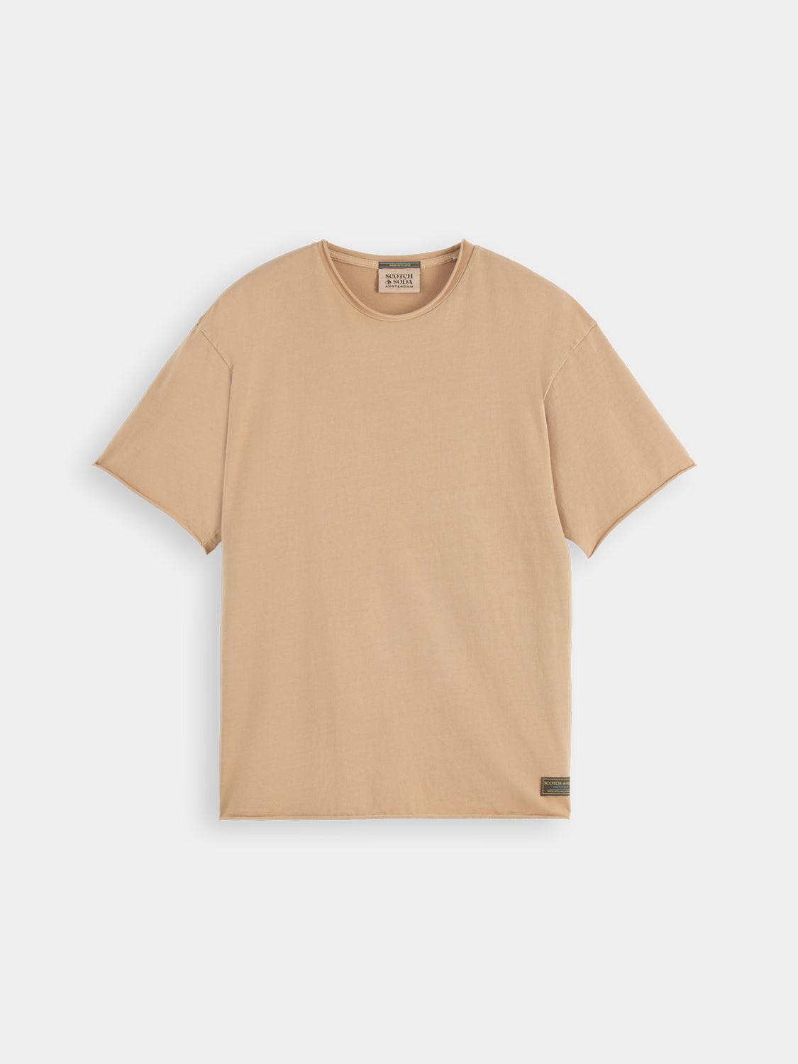 Raw edge t-shirt - Scotch & Soda NZ