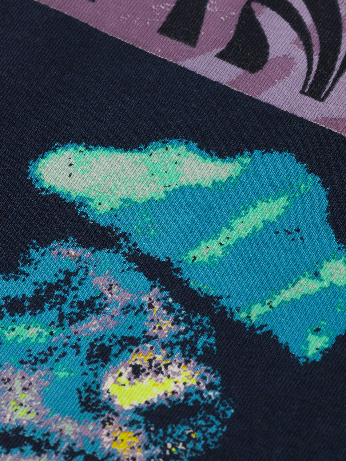 Light grey artwork t-shirt from Scotch & Soda with short sleeves, featuring a creative graphic design on the front.