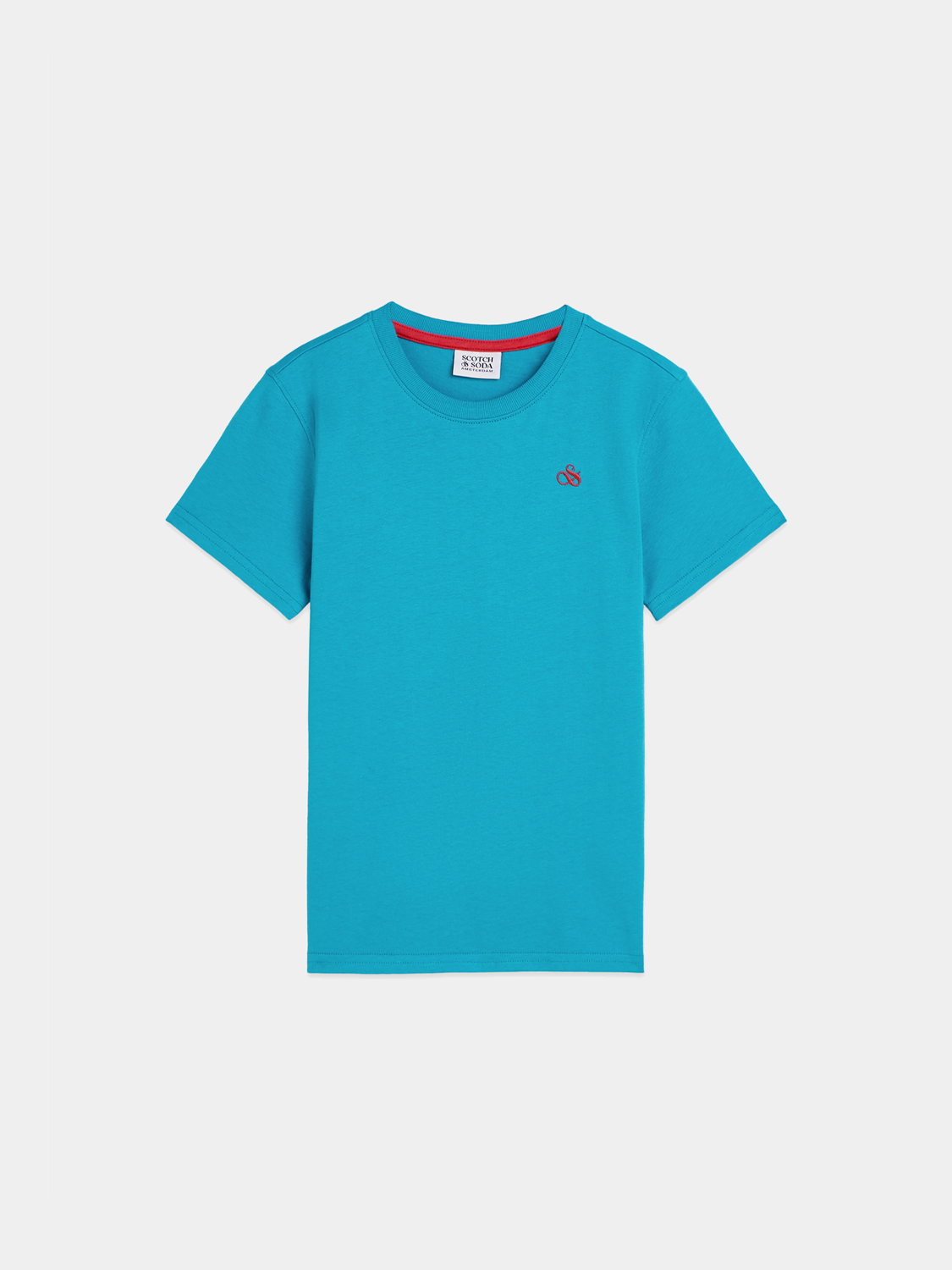 Kids' short-sleeve logo T-shirt by Scotch & Soda with a graphic front design and comfortable fit.