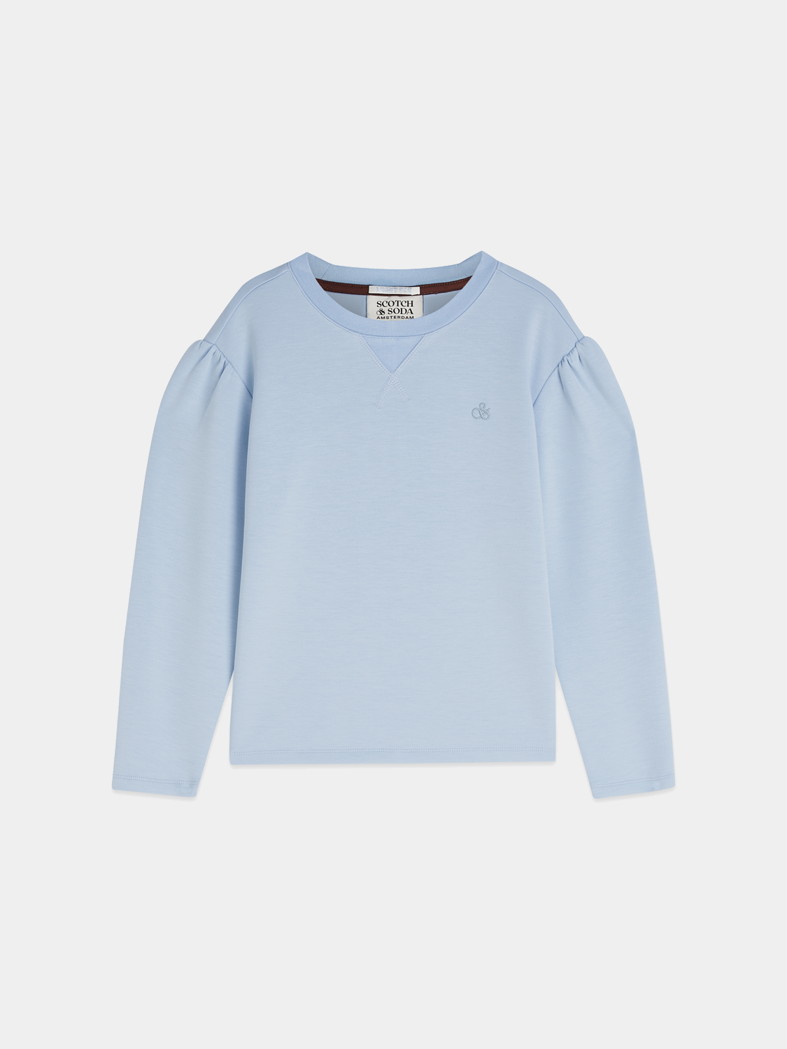 Kids' logo sweatshirt by Scotch & Soda, casual sweats with a branded logo print, in a comfortable and stylish design.